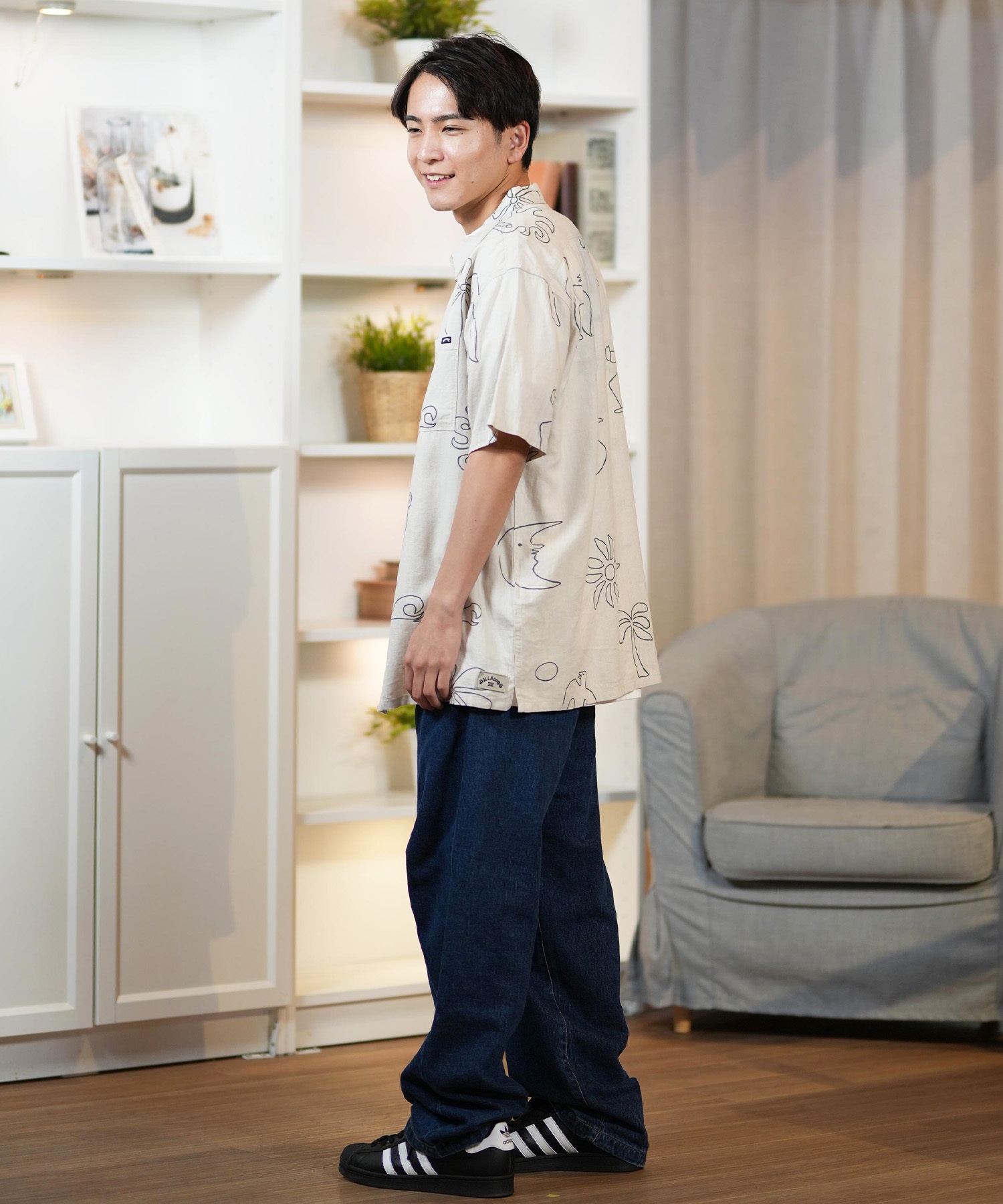 BILLABONG ビラボン 半袖シャツ メンズ Ty Williams コラボ TOGETHER WOVEN SHIRT SS BF011-128(CHI-M)