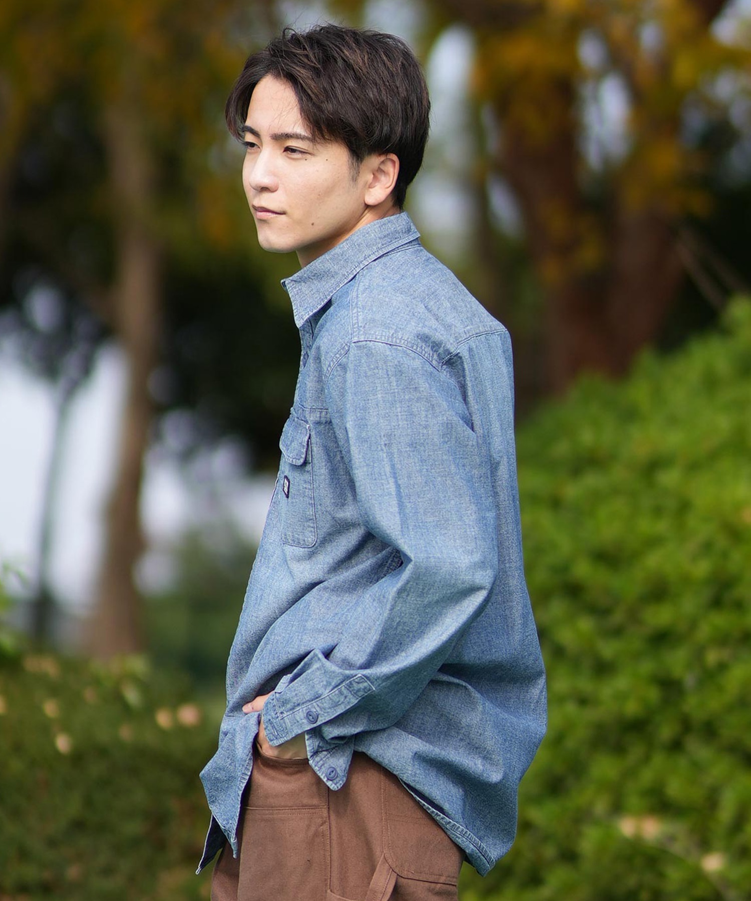 BILLABONG ビラボン 長袖 シャツ メンズ デニムシャツ BF011-100