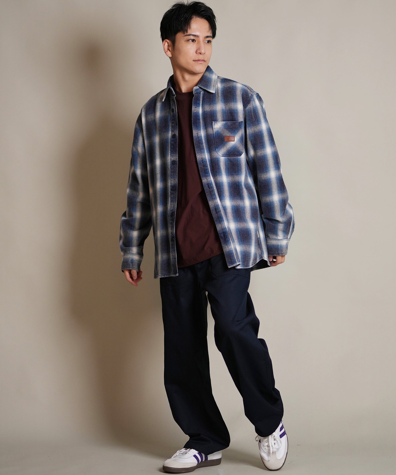 BILLABONG ビラボン 長袖 シャツ メンズ チェック GARAGE SHIRTS BF012