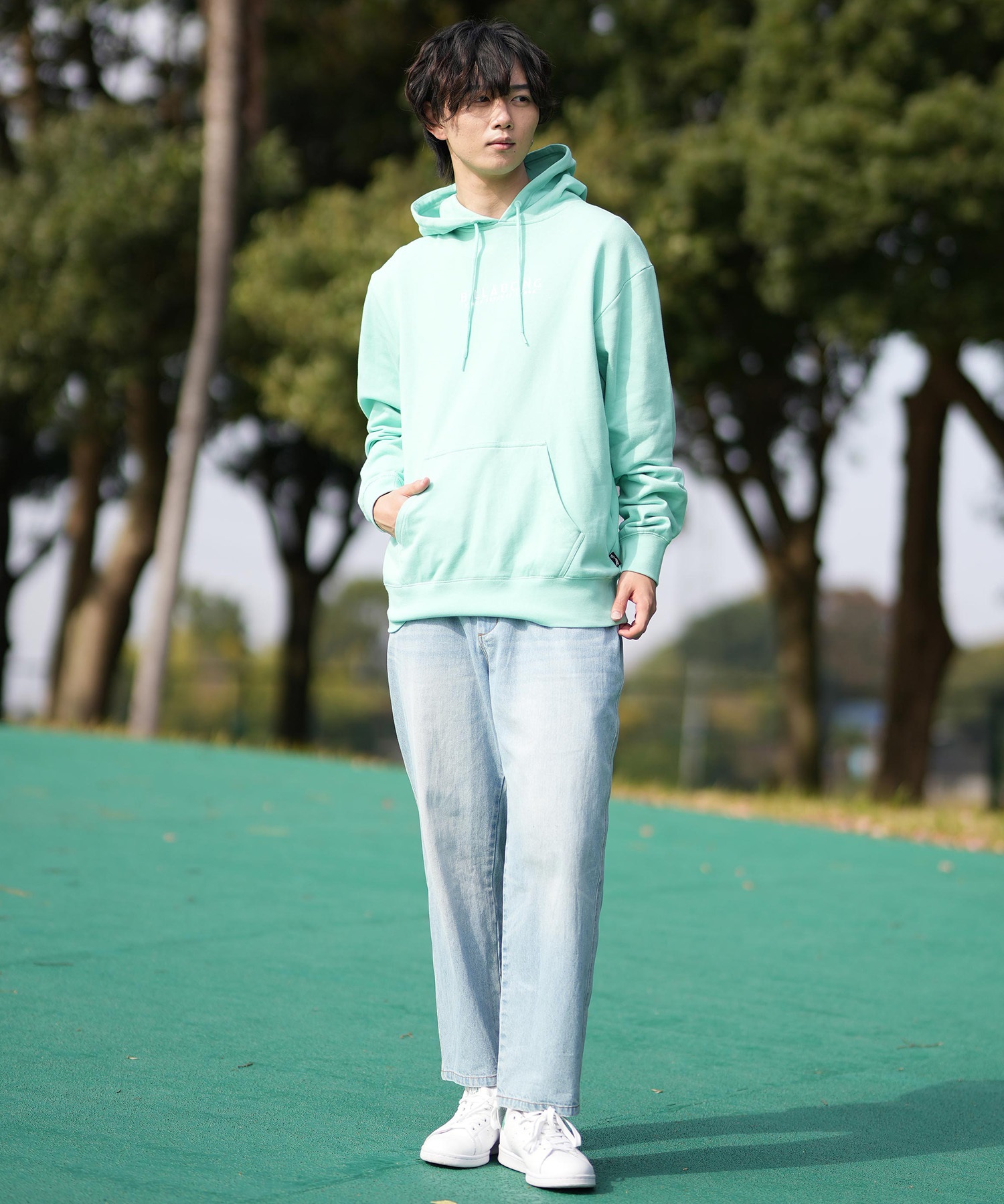 BILLABONG ビラボン ロングパンツ デニム メンズ ワイド テーパード BF011-702(BLU-M)