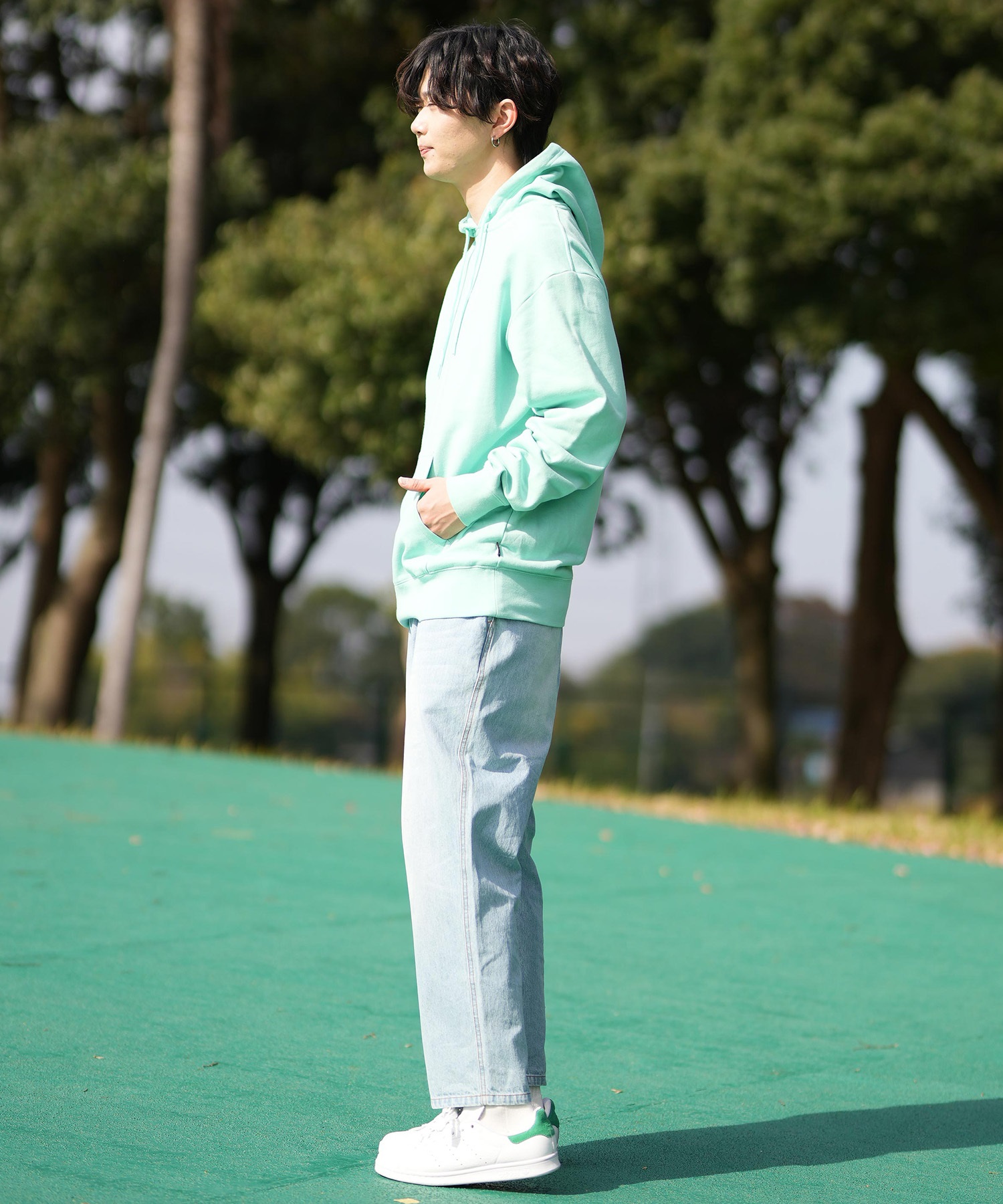 BILLABONG ビラボン ロングパンツ デニム メンズ ワイド テーパード BF011-702(BLU-M)