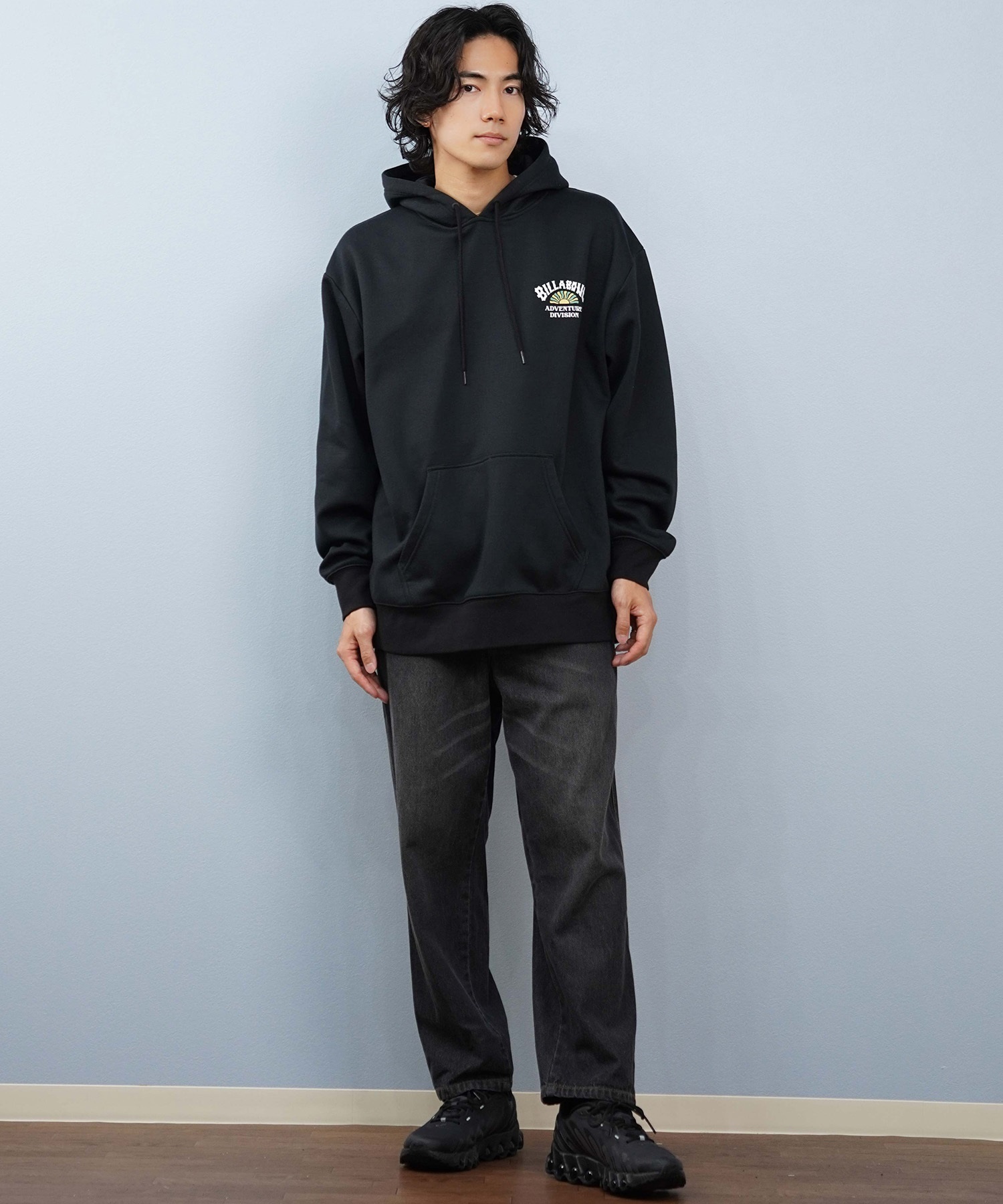 BILLABONG ビラボン ロングパンツ メンズ デニム パンツ Gパン オーバーサイズ BF012-701(BLK-M)