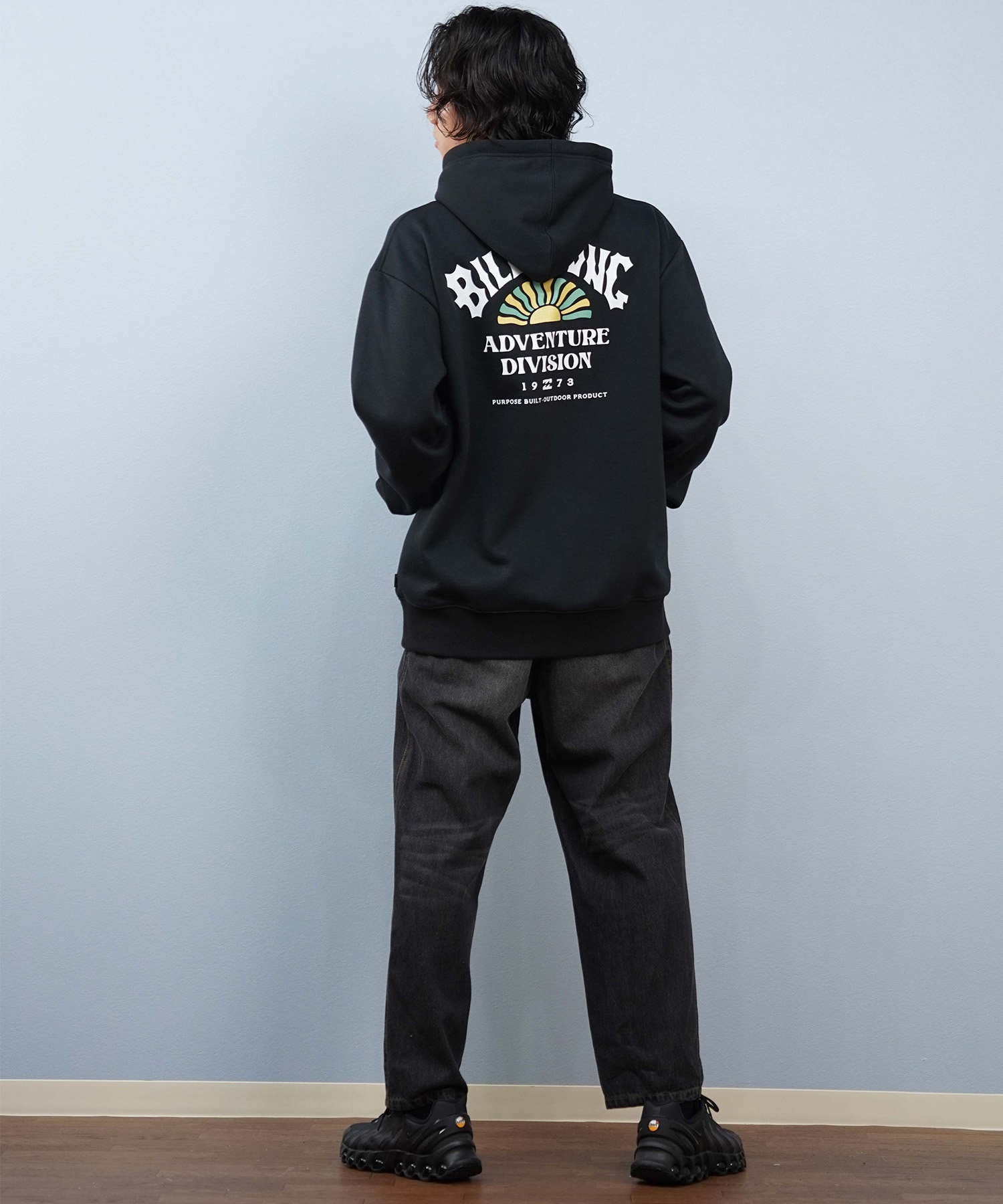 BILLABONG ビラボン ロングパンツ メンズ デニム パンツ Gパン オーバーサイズ BF012-701(BLK-M)