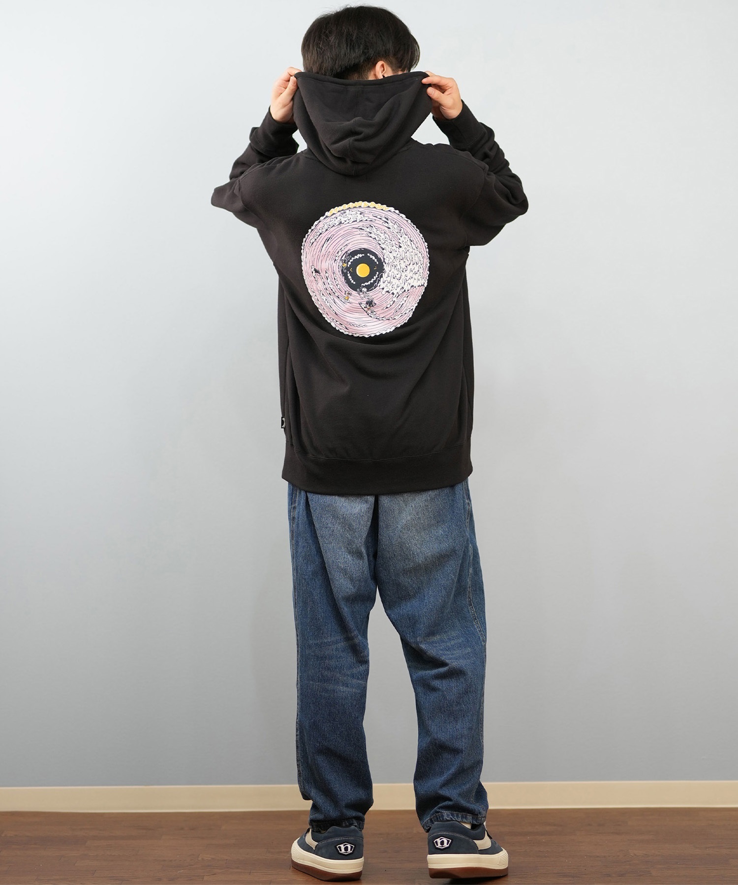 BILLABONG ビラボン ロングパンツ メンズ デニム パンツ Gパン オーバーサイズ BF012-701(BLK-M)