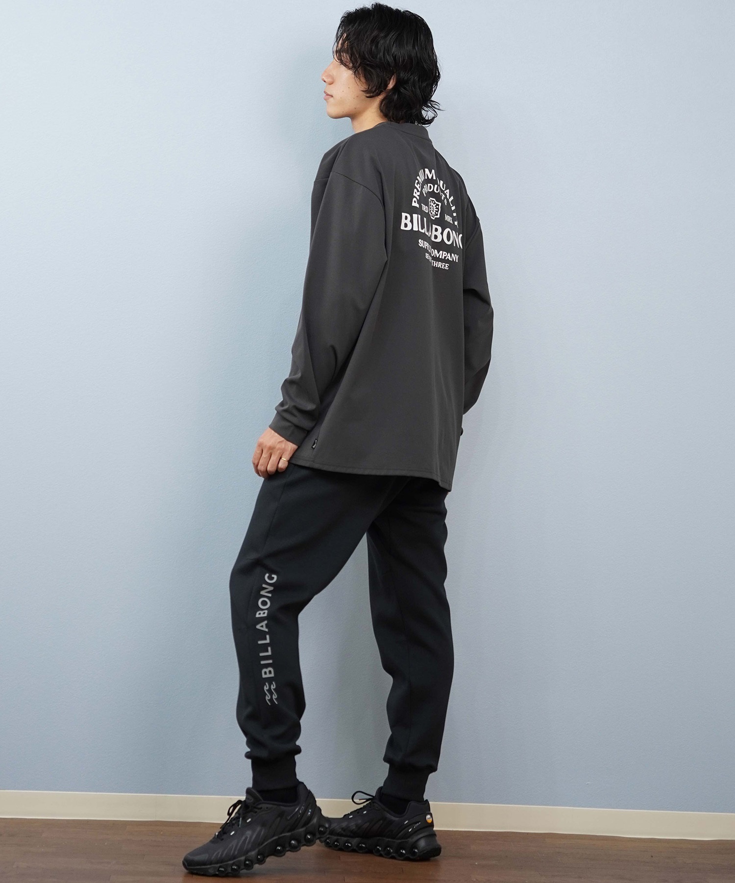 BILLABONG ビラボン ロングパンツ メンズ セットアップ対応 軽量 撥水 BF012-713(BLK-M)