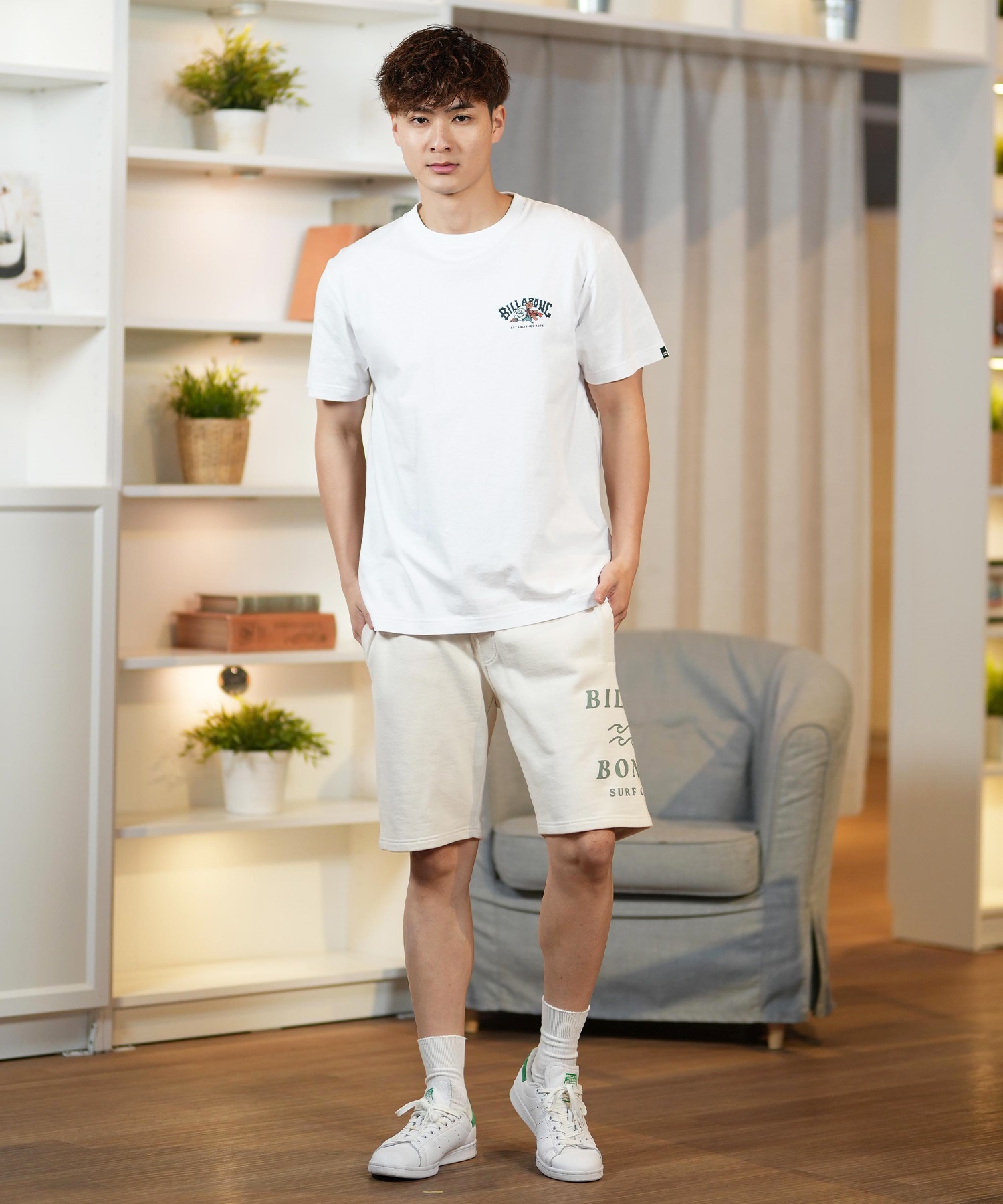 BILLABONG ビラボン ショートパンツ メンズ ハーフパンツ スウェットショーツ 20インチ LOGO SHORTS BF011-602(BLK-M)
