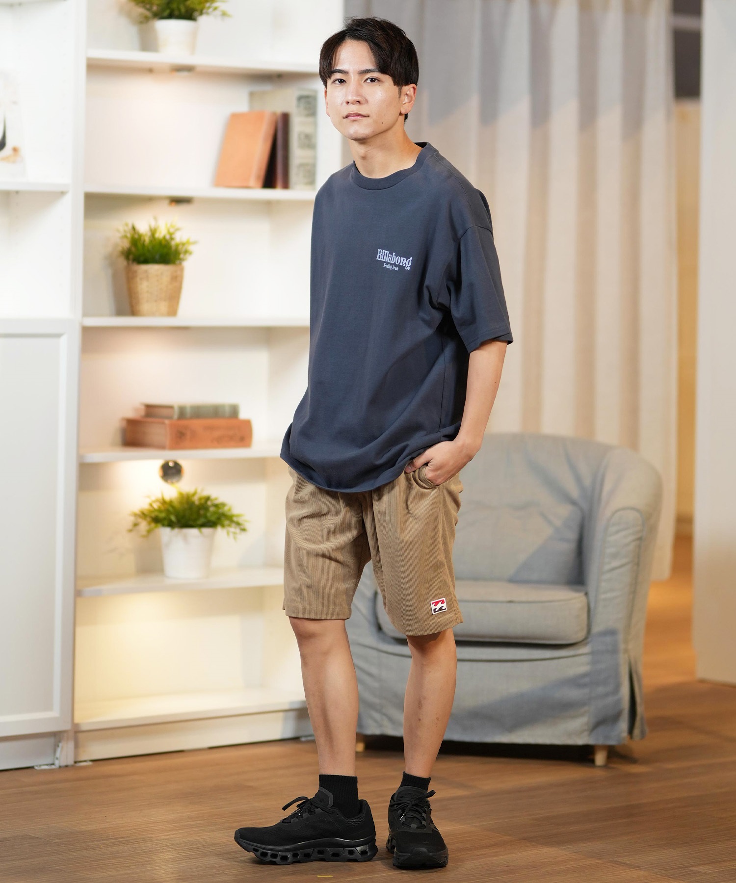 BILLABONG ビラボン ショートパンツ メンズ ハーフパンツ コーデュロイ ユーティリティショーツ 19インチ 水陸両用 UVカット SUBMERSIBLE SHORTS BF011-650(OFW-M)