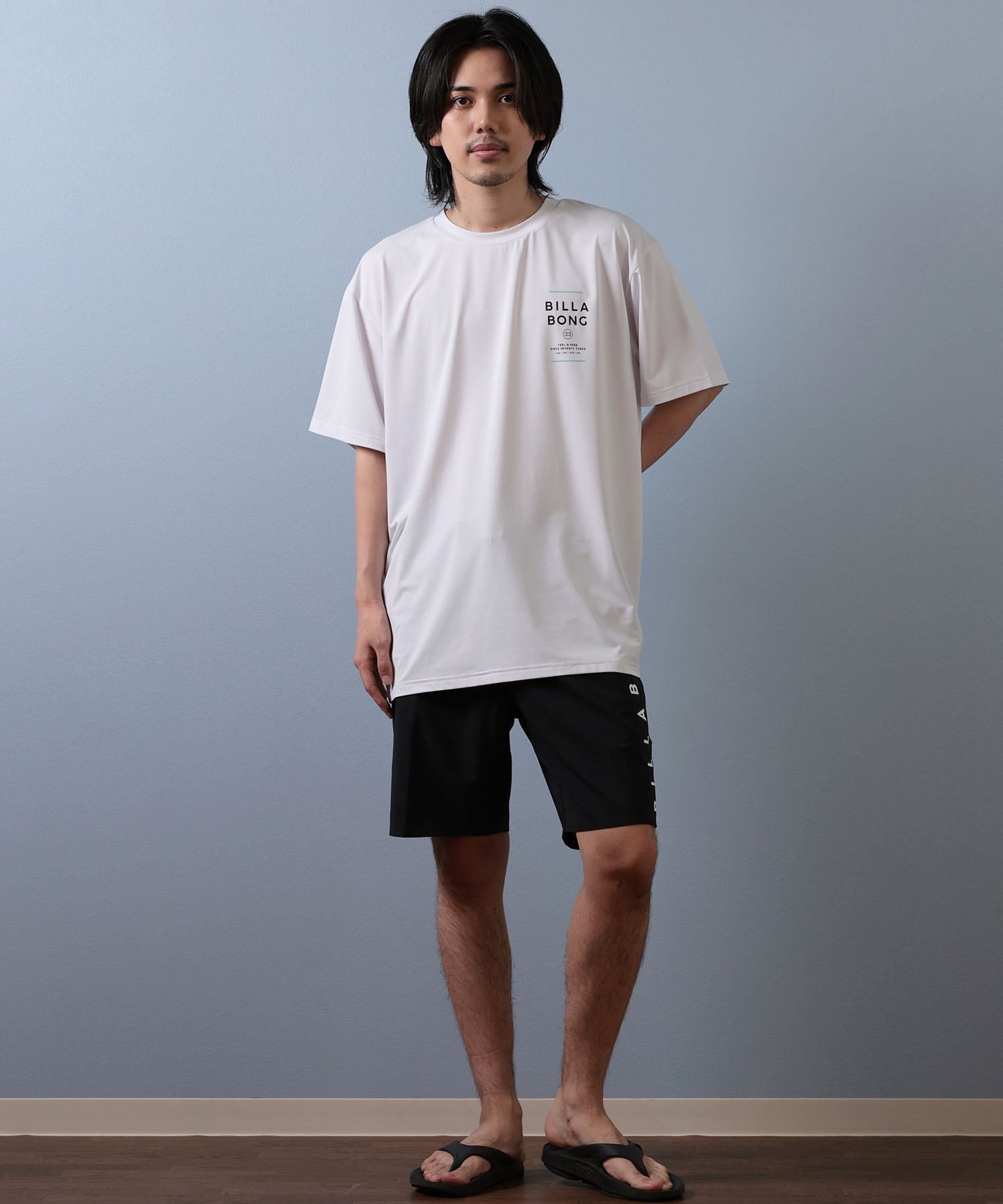 BILLABONG ビラボン 水着 海パン トランクス サーフパンツ メンズ ロゴ BF01A-525(BLK-28inch)