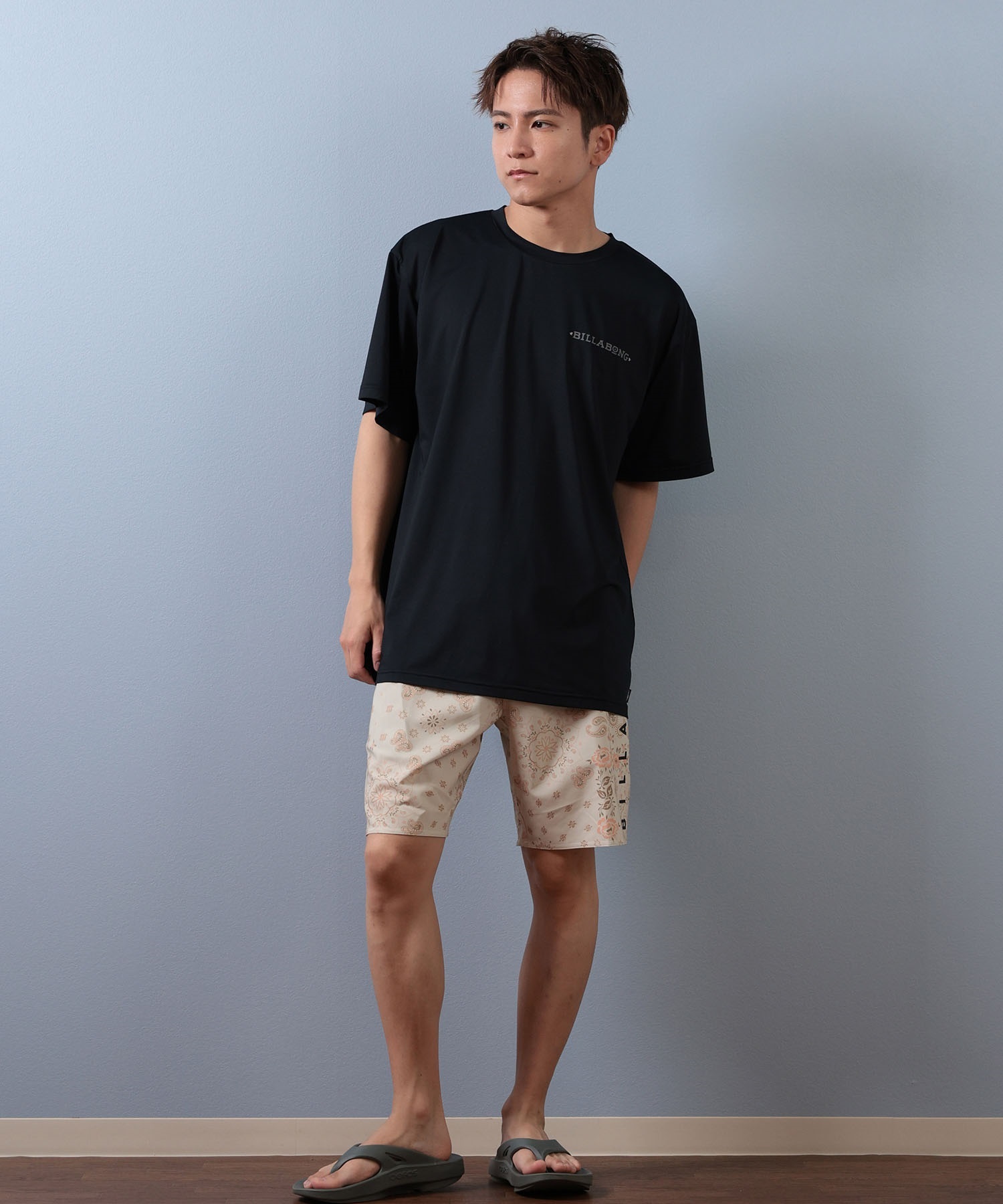 BILLABONG ビラボン 水着 海パン トランクス サーフパンツ メンズ ロゴ BF01A-525(BLK-28inch)