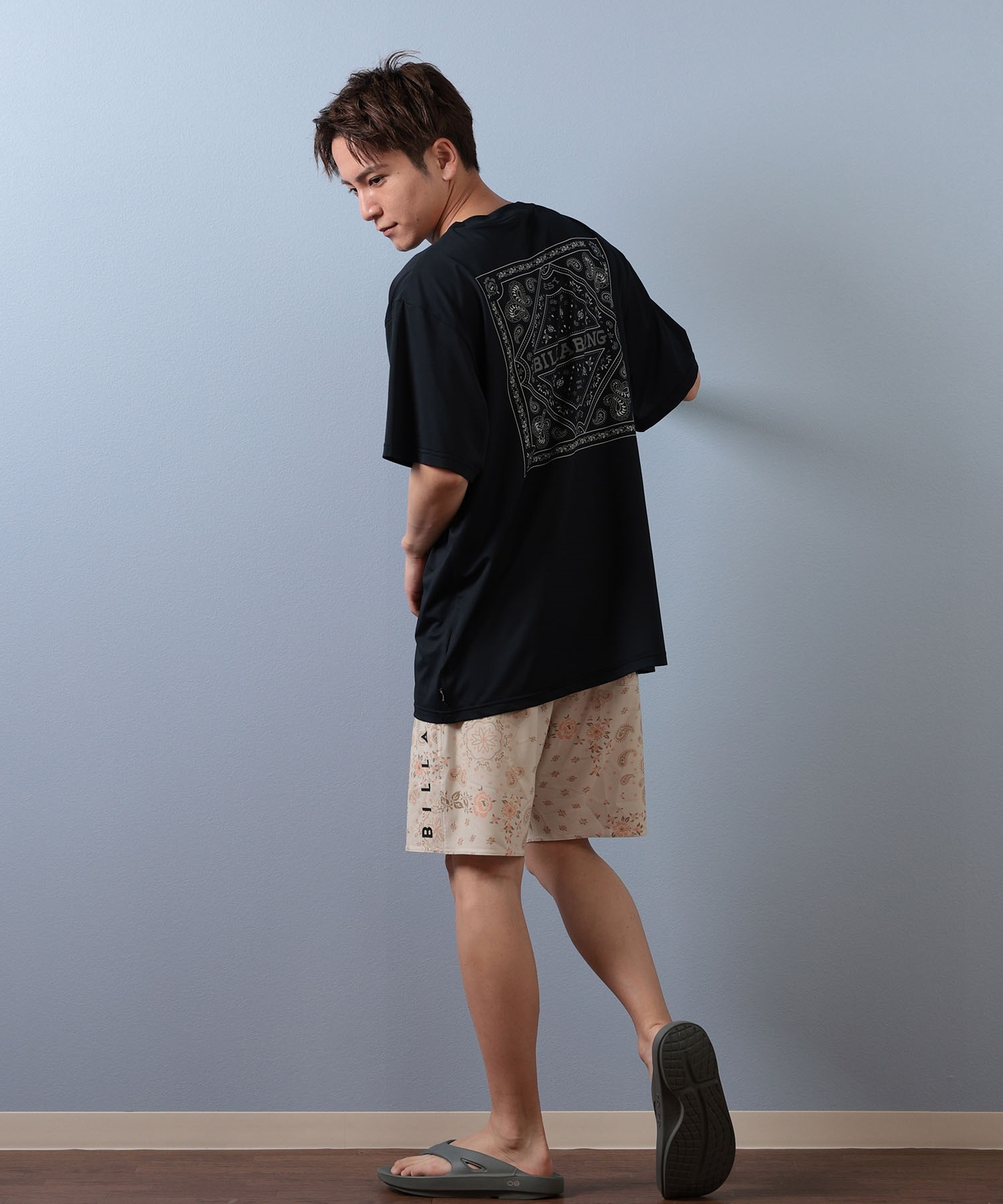 BILLABONG ビラボン 水着 海パン トランクス サーフパンツ メンズ ロゴ BF01A-525(BLK-28inch)