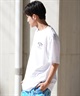 BILLABONG ビラボン ラッシュガード 半袖 メンズ Tシャツ バックプリント 水陸両用 UVカット SURF FLEX TEE BF011-858(WHT-M)