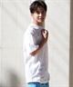 BILLABONG ビラボン ラッシュガード 半袖 メンズ Tシャツ バックプリント 水陸両用 UVカット SURF FLEX TEE BF011-858(WHT-M)