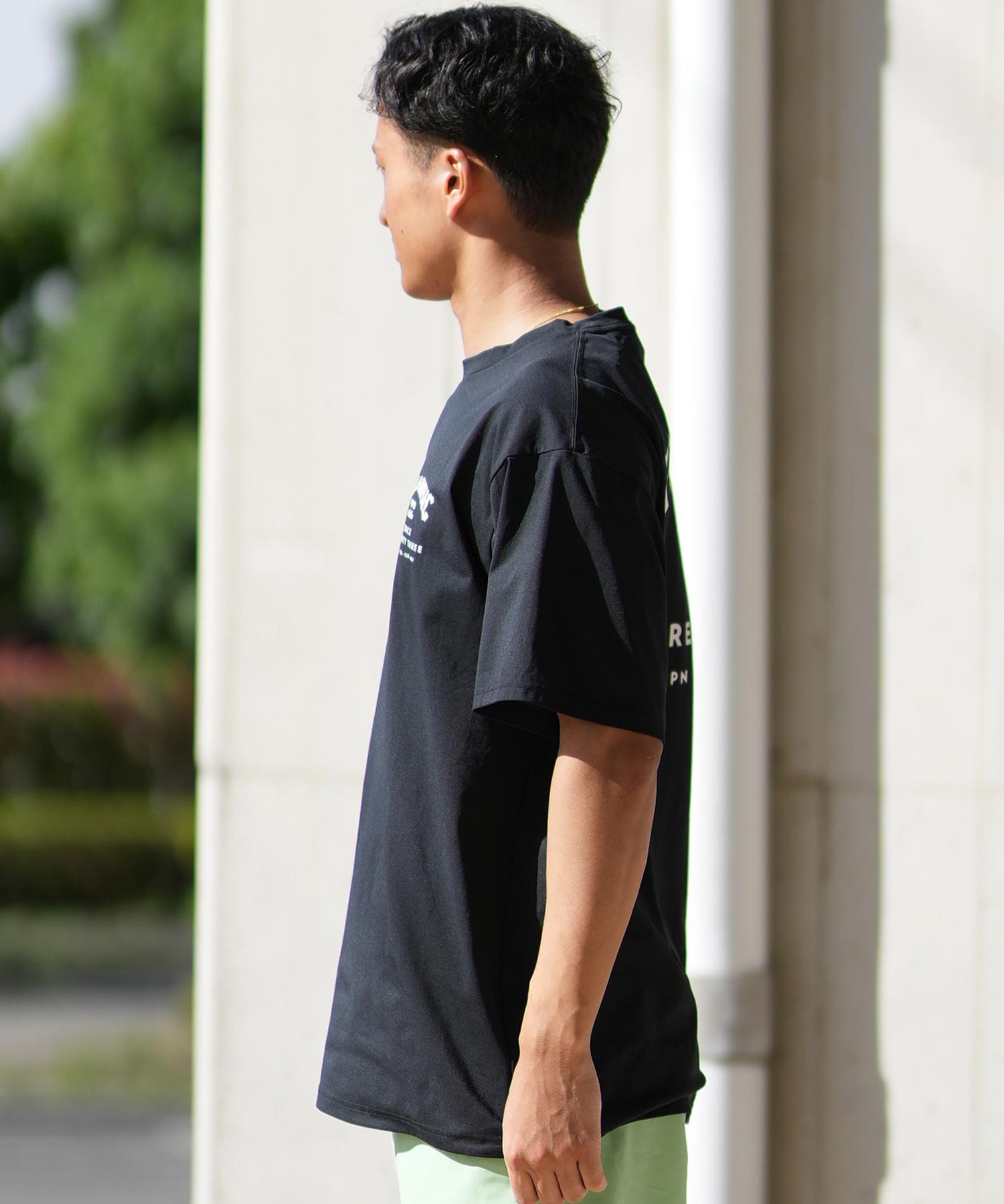 BILLABONG ビラボン ラッシュガード 半袖 メンズ Tシャツ バックプリント 水陸両用 UVカット SURF FLEX TEE BF011-858(WHT-M)