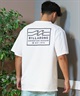 BILLABONG ビラボン ラッシュガード メンズ 半袖 Tシャツ バックプリント 水陸両用 UVカット BF011-859(WHT-M)