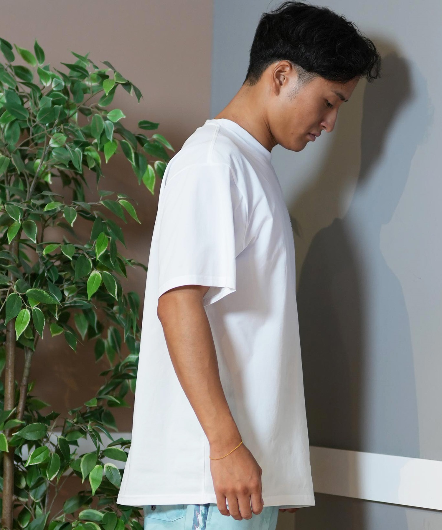 BILLABONG ビラボン ラッシュガード メンズ 半袖 Tシャツ バックプリント 水陸両用 UVカット BF011-859(WHT-M)