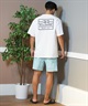 BILLABONG ビラボン ラッシュガード メンズ 半袖 Tシャツ バックプリント 水陸両用 UVカット BF011-859(WHT-M)