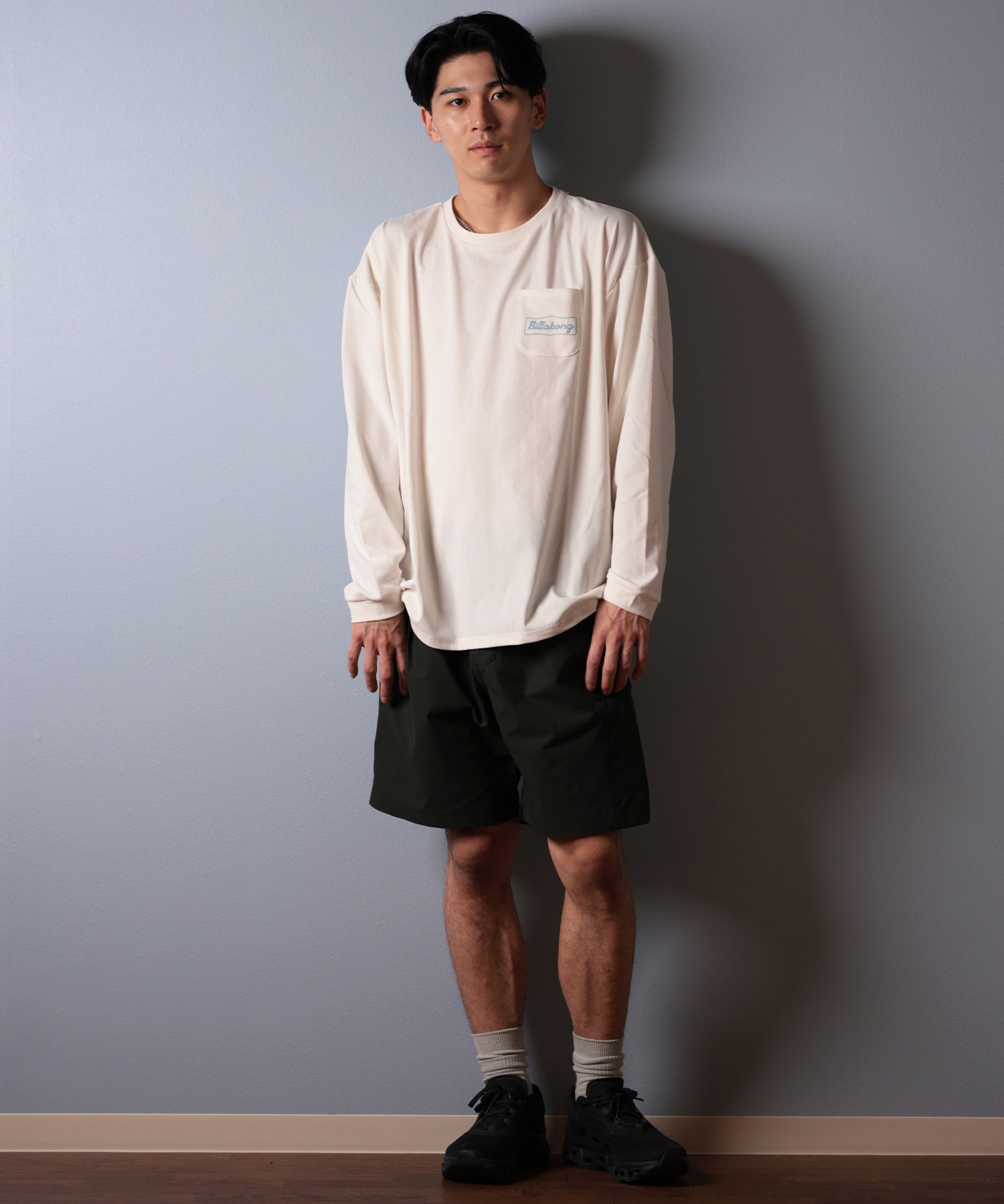 BILLABONG ビラボン ラッシュガード メンズ 長袖 Tシャツ ロンT ポケT