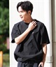 BILLABONG ビラボン ラッシュガード 半袖 メンズ Tシャツ バックプリント 水陸両用 UVカット UTILITY TEE BF011-866(BLK-M)