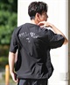 BILLABONG ビラボン ラッシュガード 半袖 メンズ Tシャツ バックプリント 水陸両用 UVカット UTILITY TEE BF011-866(BLK-M)