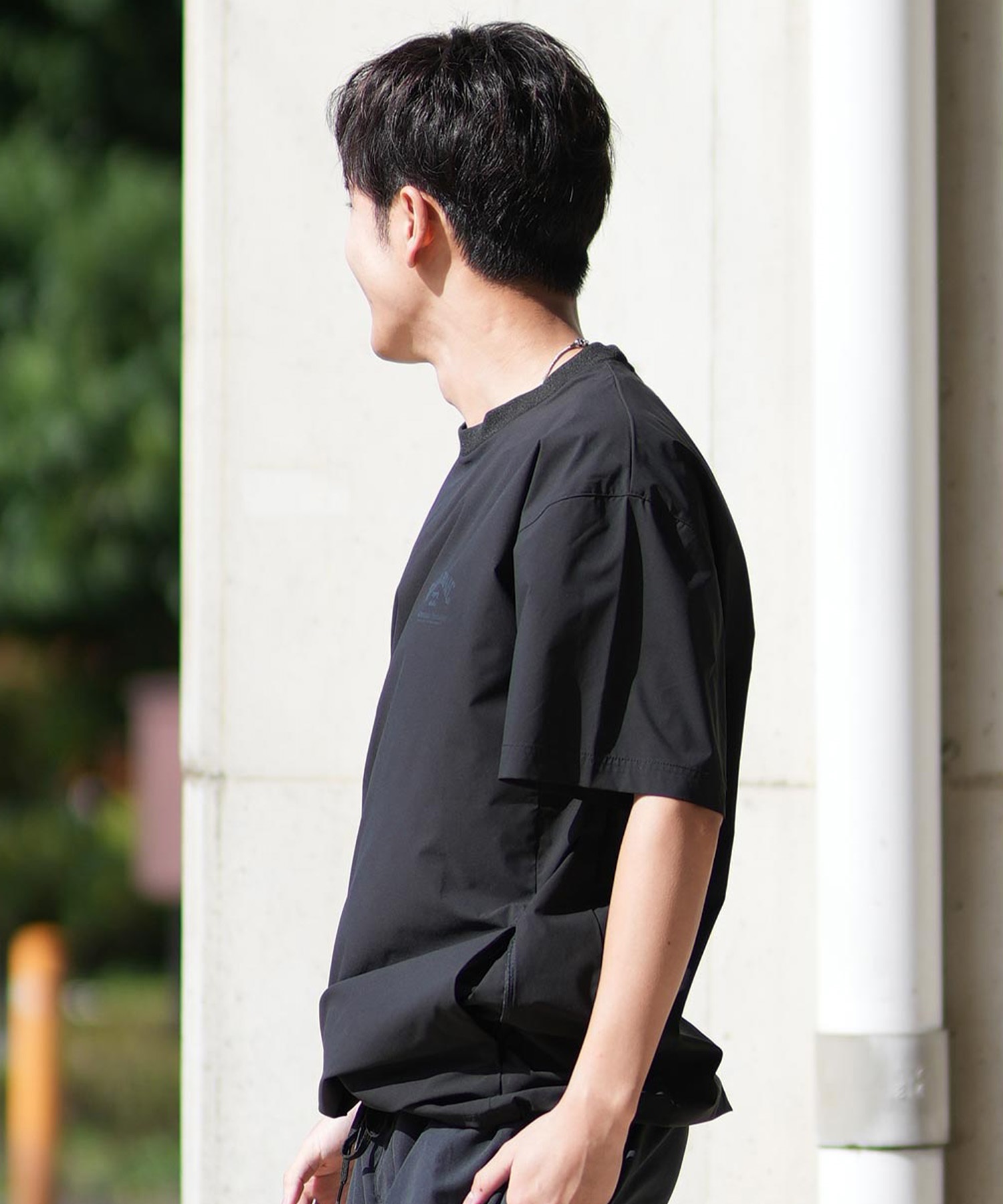 BILLABONG ビラボン ラッシュガード 半袖 メンズ Tシャツ バックプリント 水陸両用 UVカット UTILITY TEE BF011-866(BLK-M)