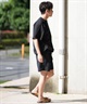 BILLABONG ビラボン ラッシュガード 半袖 メンズ Tシャツ バックプリント 水陸両用 UVカット UTILITY TEE BF011-866(BLK-M)