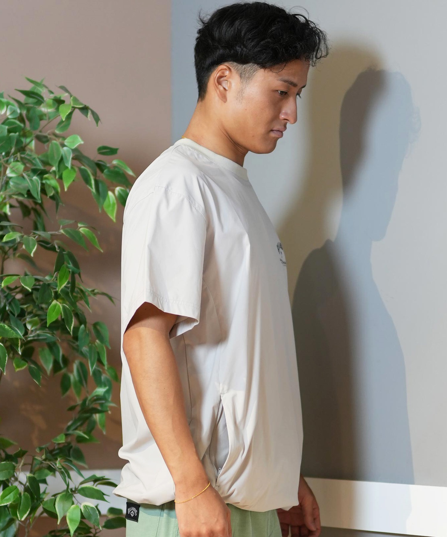 BILLABONG ビラボン ラッシュガード 半袖 メンズ Tシャツ バックプリント 水陸両用 UVカット UTILITY TEE BF011-866(BLK-M)