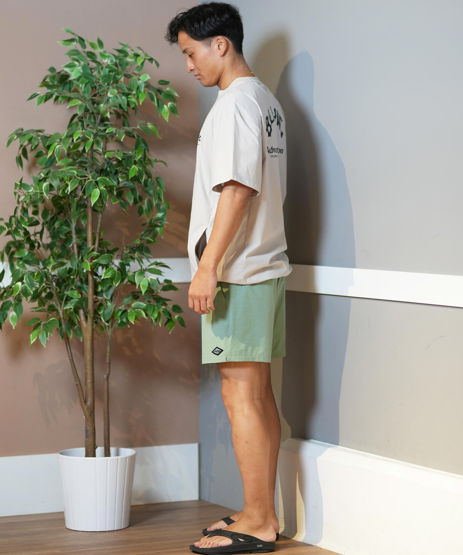 BILLABONG ビラボン ラッシュガード 半袖 メンズ Tシャツ バックプリント 水陸両用 UVカット UTILITY TEE BF011-866(BLK-M)