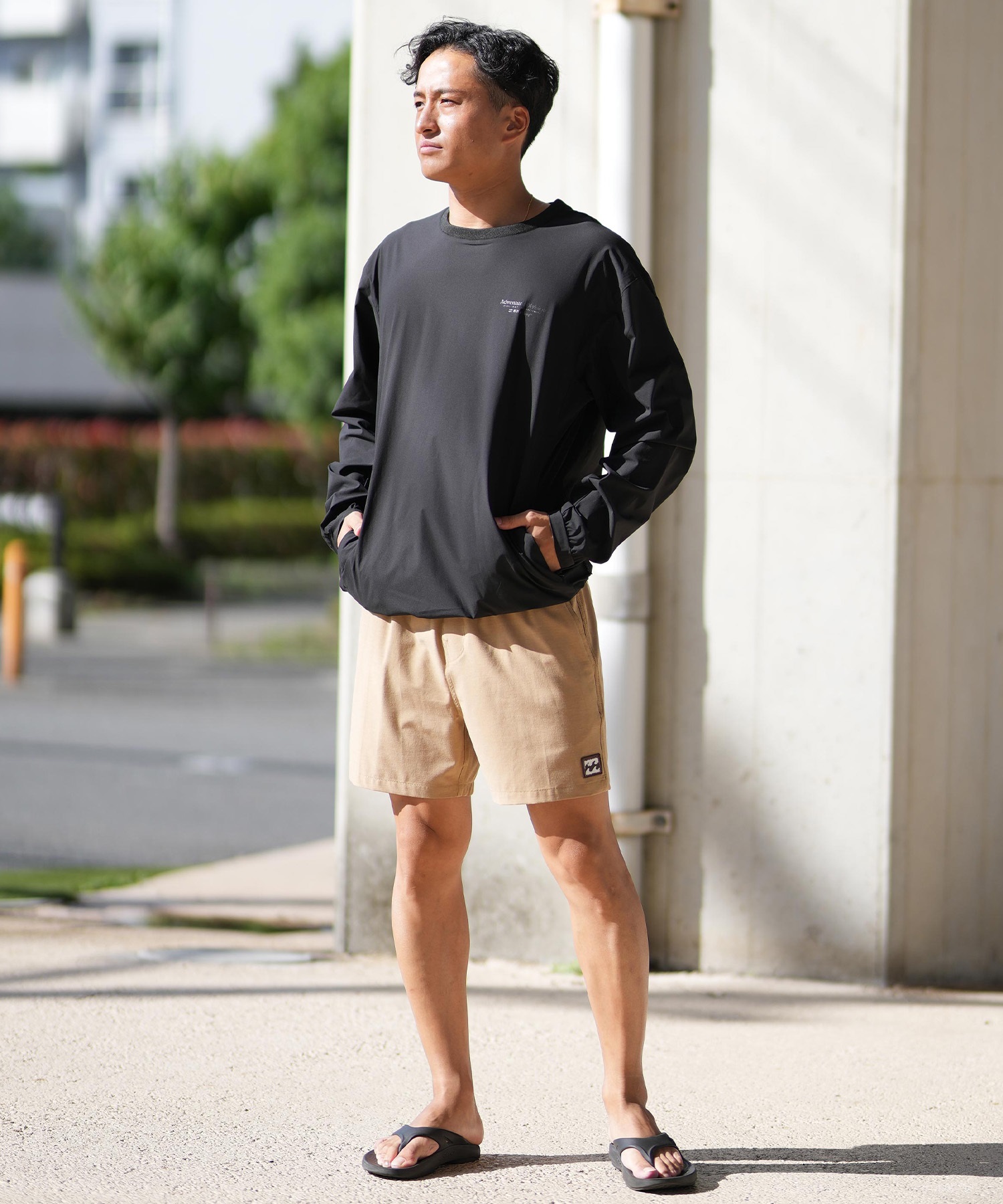新品　水陸両用　BILLABONG ビラボン　ロンT メンズ　ラッシュガード BILLABONG ビラボン ラッシュガード 長袖 メンズ Tシャツ ロンT