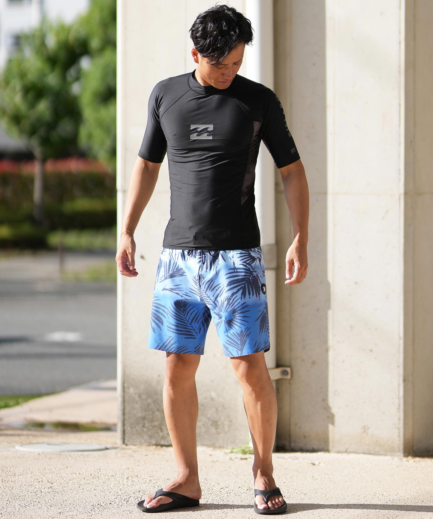 BILLABONG ビラボン 水着 ラッシュガード 半袖 Tシャツ メンズ