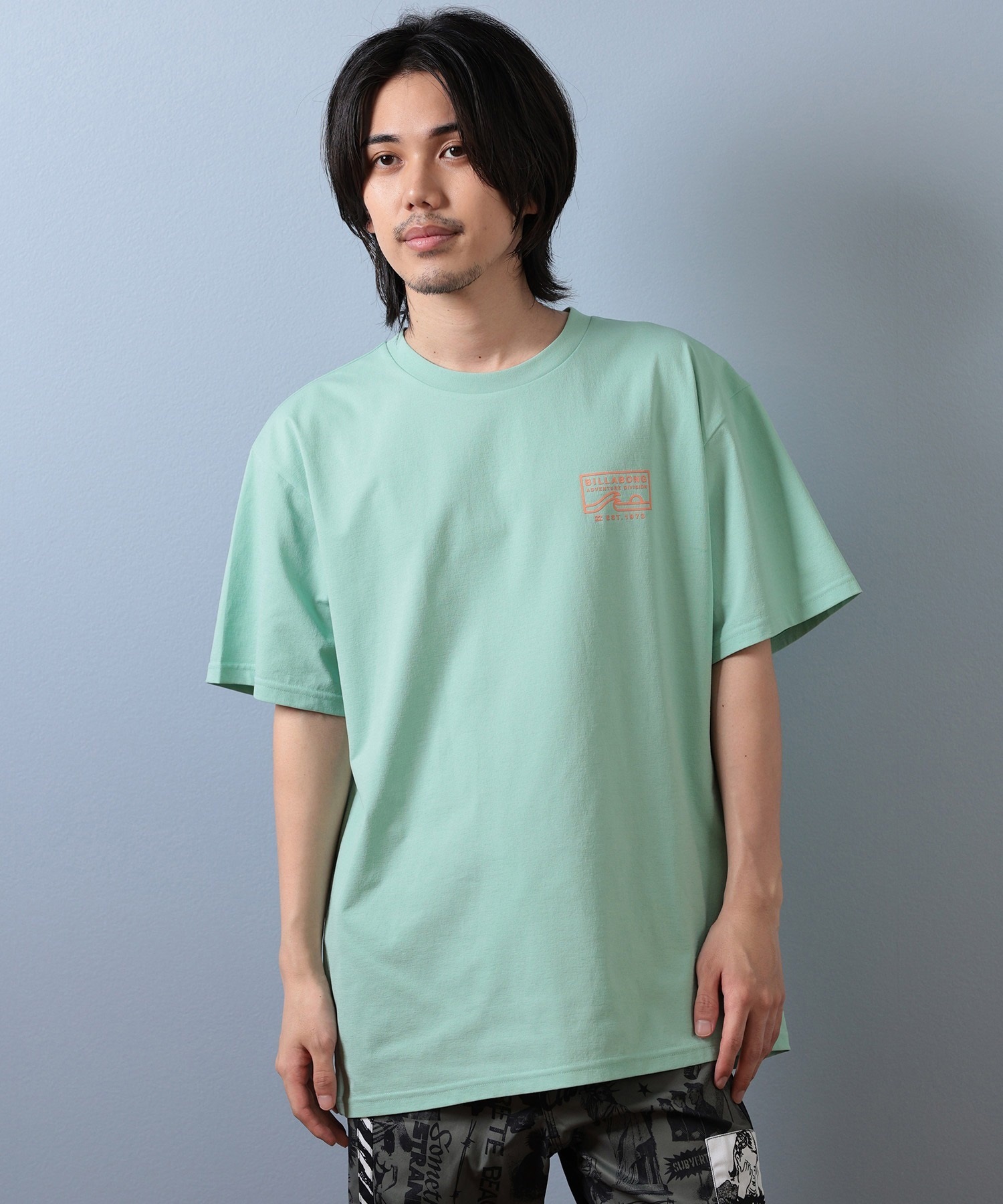 BILLABONG ビラボン 水着 ラッシュガード 半袖 Tシャツ メンズ 水陸両用 吸水速乾 UVカット BF01A-857(BLK-M)