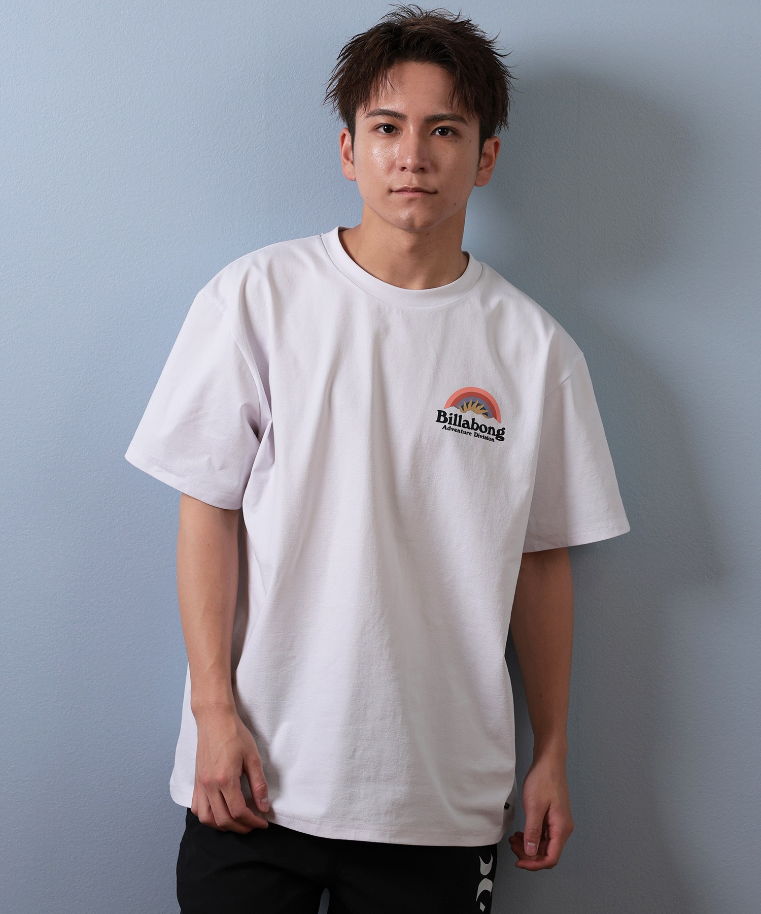 BILLABONG ビラボン 水着 ラッシュガード 半袖 Tシャツ メンズ 水陸両用 吸汗速乾 UVカット BF01A-858(WHT-M)