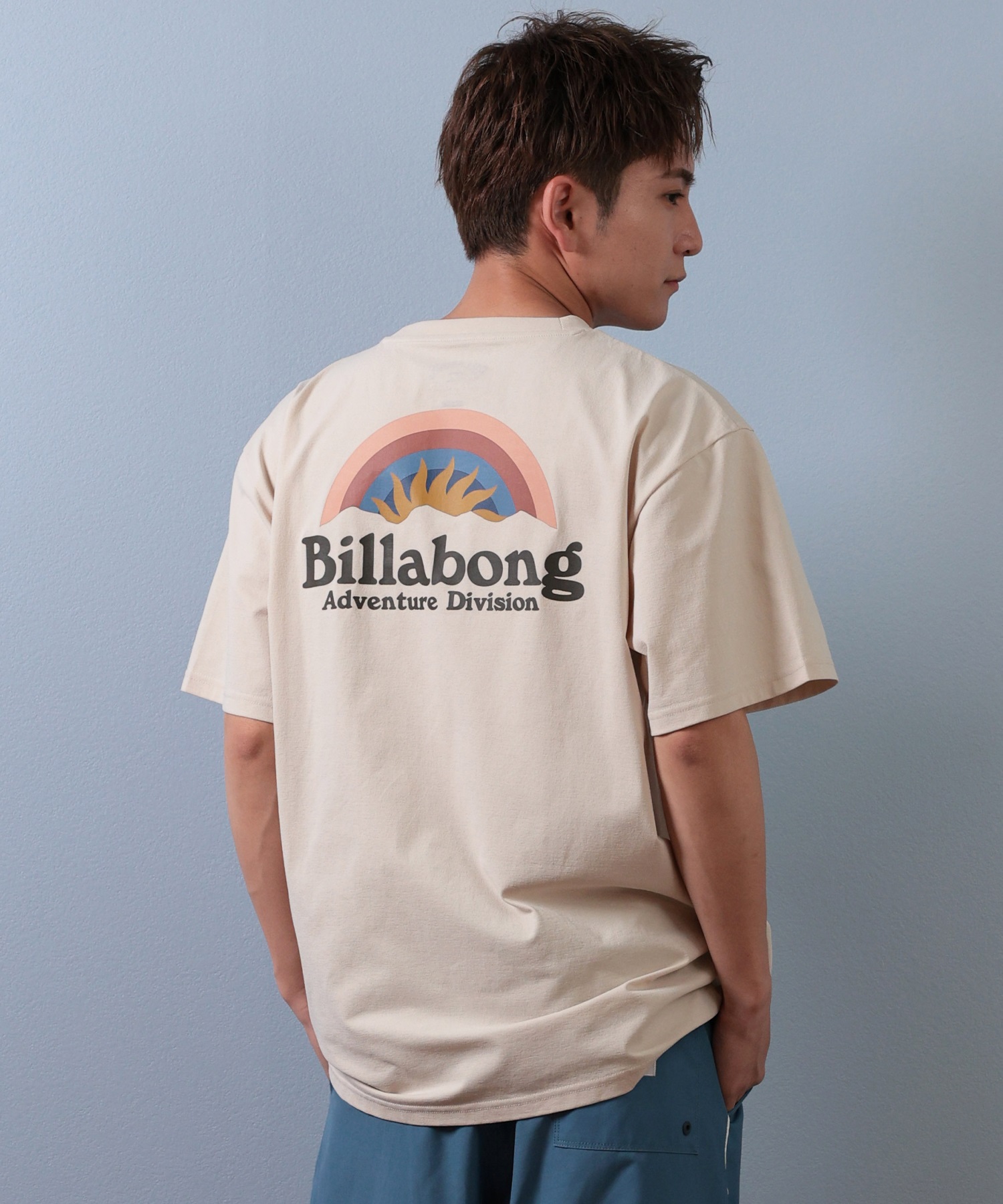 BILLABONG ビラボン 水着 ラッシュガード 半袖 Tシャツ メンズ 水陸両用 吸汗速乾 UVカット BF01A-858(WHT-M)