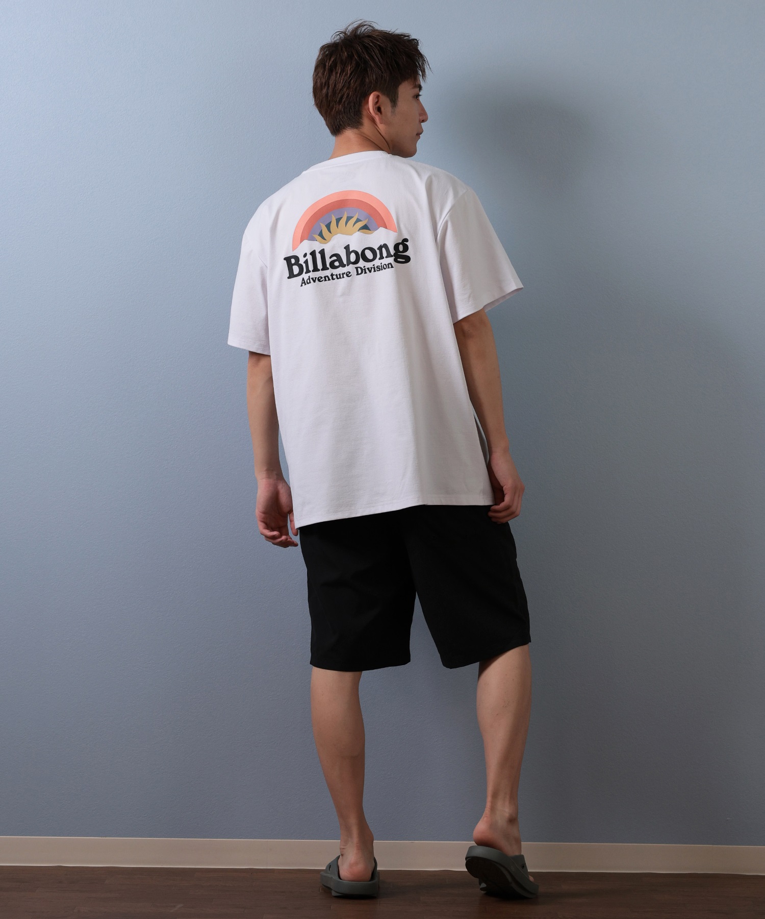 BILLABONG ビラボン 水着 ラッシュガード 半袖 Tシャツ メンズ 水陸両用 吸汗速乾 UVカット BF01A-858(WHT-M)