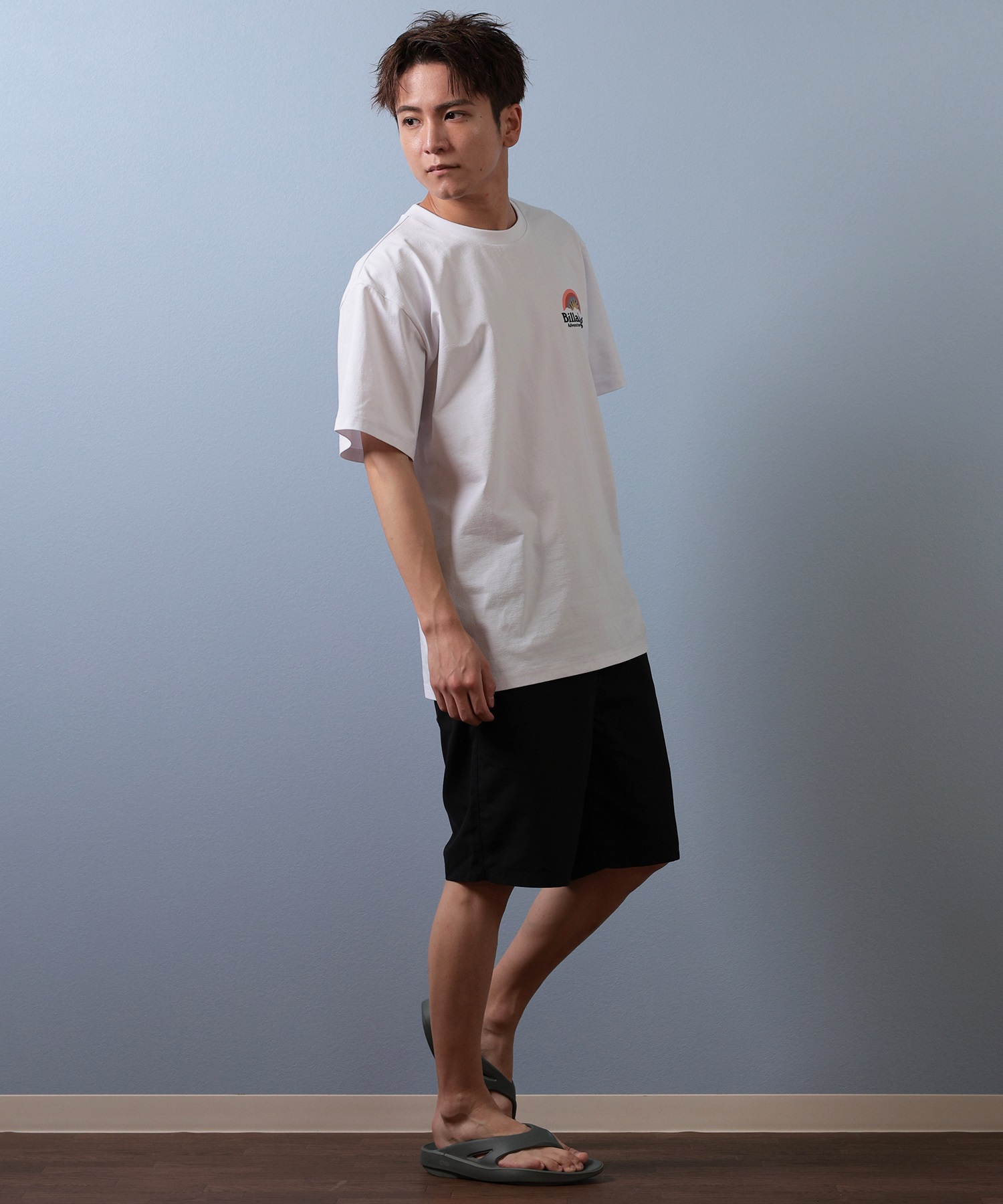 BILLABONG ビラボン 水着 ラッシュガード 半袖 Tシャツ メンズ 水陸両用 吸汗速乾 UVカット BF01A-858(WHT-M)