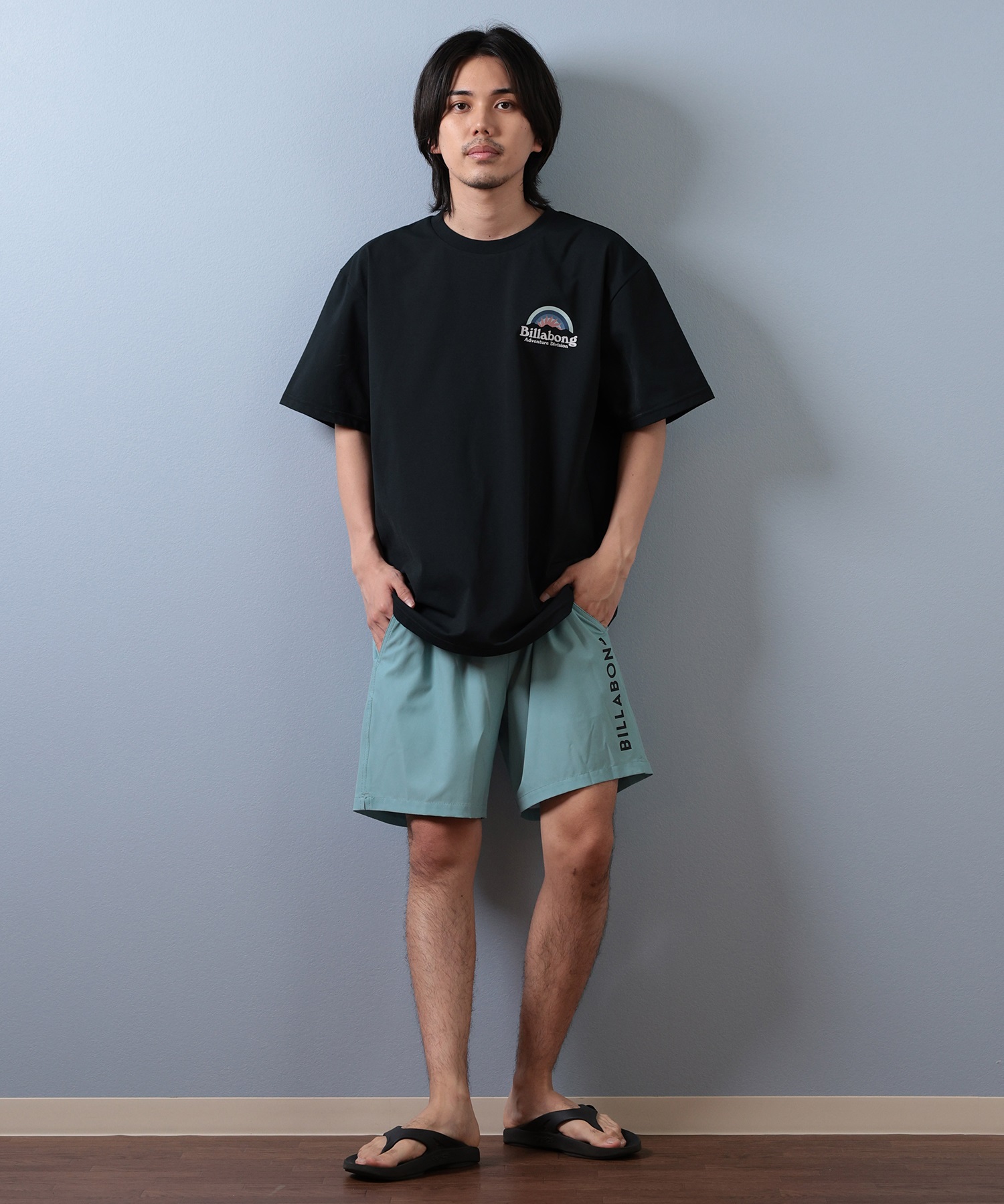 BILLABONG ビラボン 水着 ラッシュガード 半袖 Tシャツ メンズ 水陸両用 吸汗速乾 UVカット BF01A-858(WHT-M)