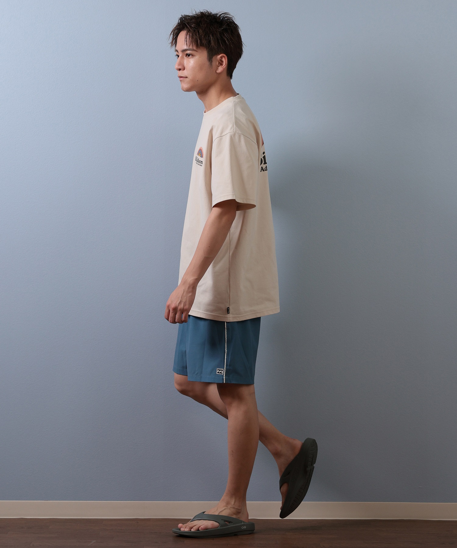 BILLABONG ビラボン 水着 ラッシュガード 半袖 Tシャツ メンズ 水陸両用 吸汗速乾 UVカット BF01A-858(WHT-M)