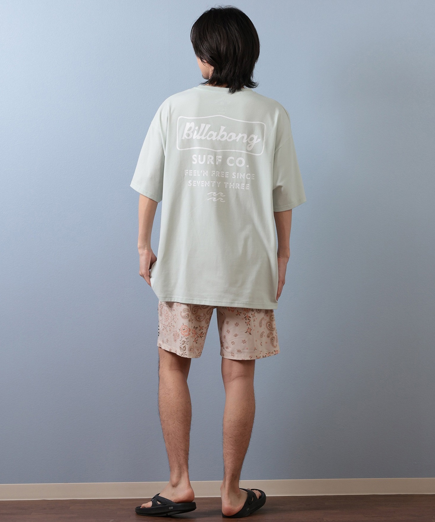 BILLABONG ビラボン 水着 ラッシュガード 半袖 Tシャツ メンズ 水陸両用 吸水速乾 UVカット BF01A-861(ASH-M)