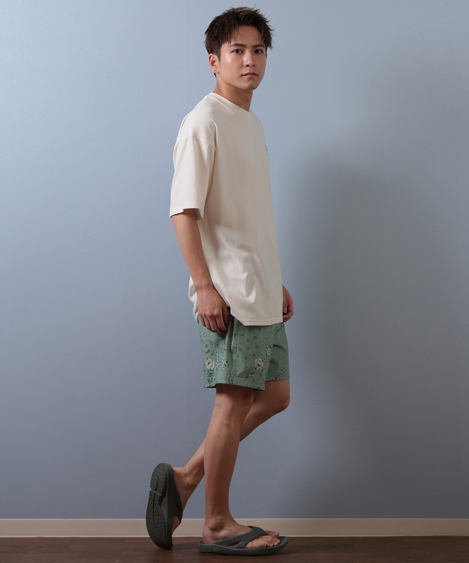 BILLABONG ビラボン 水着 ラッシュガード 半袖 Tシャツ メンズ 水陸両用 吸水速乾 UVカット BF01A-861(ASH-M)
