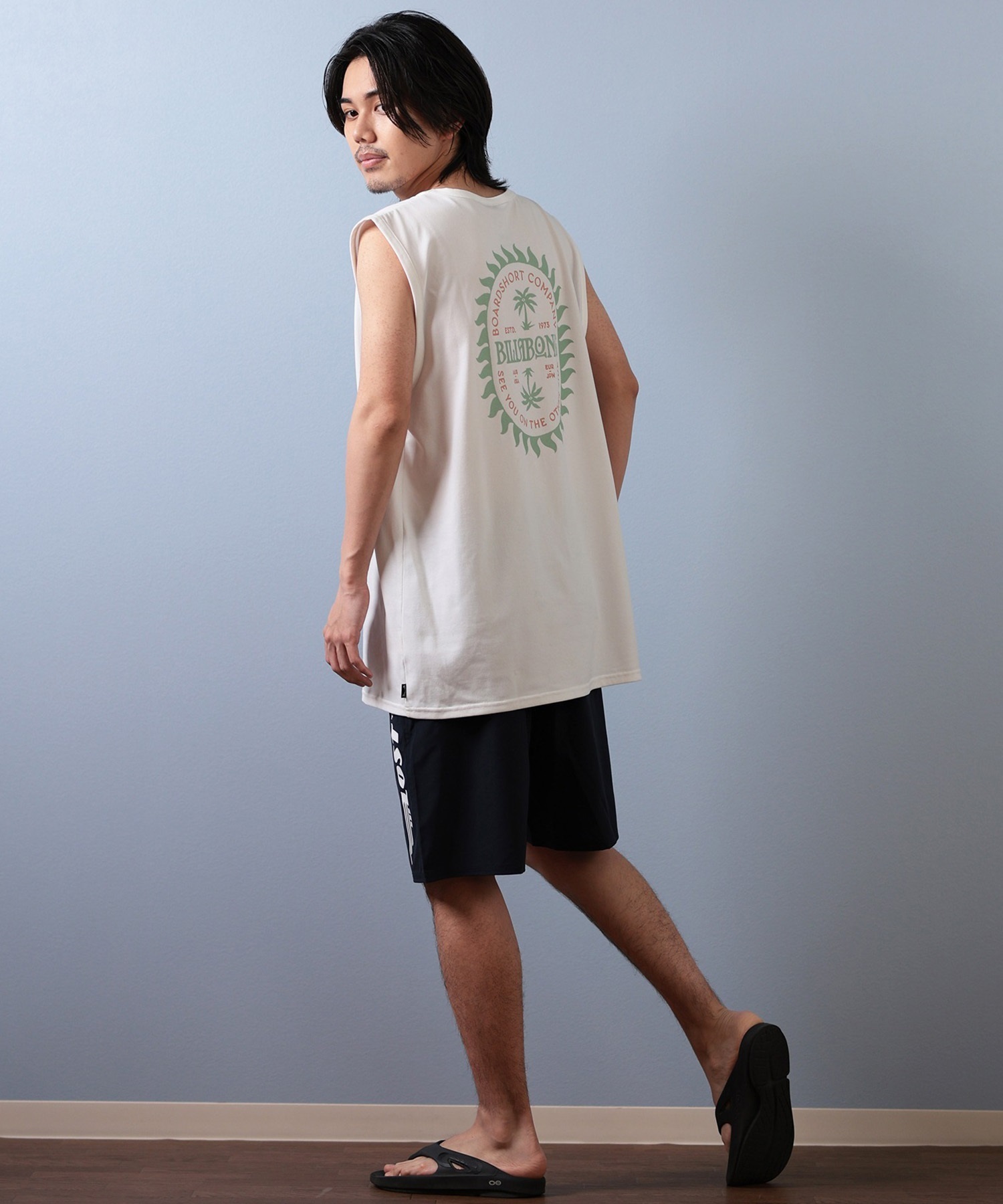 BILLABONG ビラボン 水着 ラッシュガード タンクトップ メンズ 水陸両用 UVカット バックプリント BF01A-862(OFW-M)