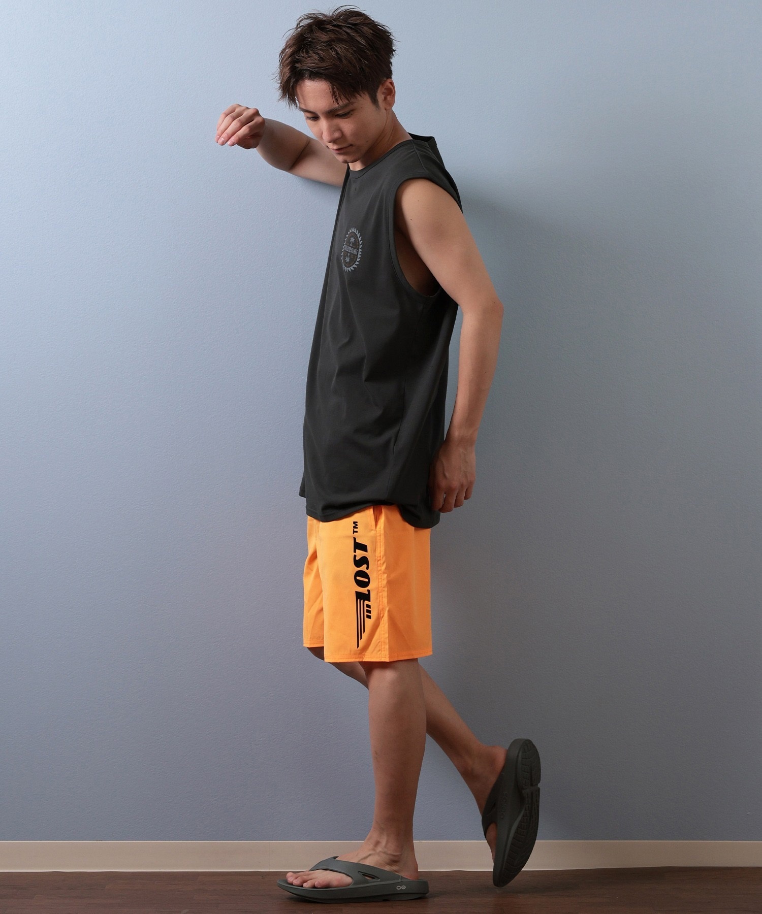 BILLABONG ビラボン 水着 ラッシュガード タンクトップ メンズ 水陸両用 UVカット バックプリント BF01A-862(OFW-M)