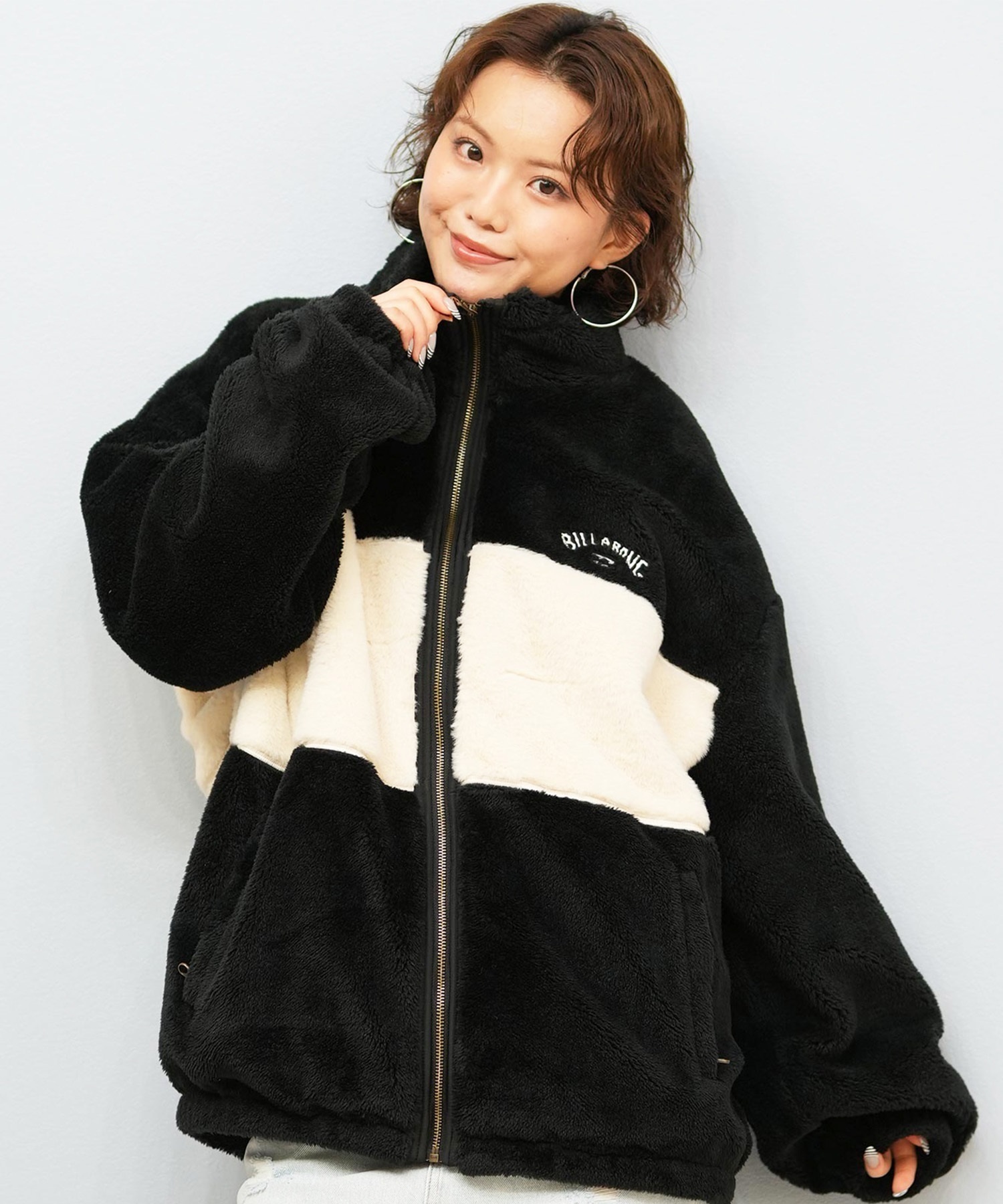 BILLABONG ビラボン ジャケット レディース ボア ジップアップ FUR