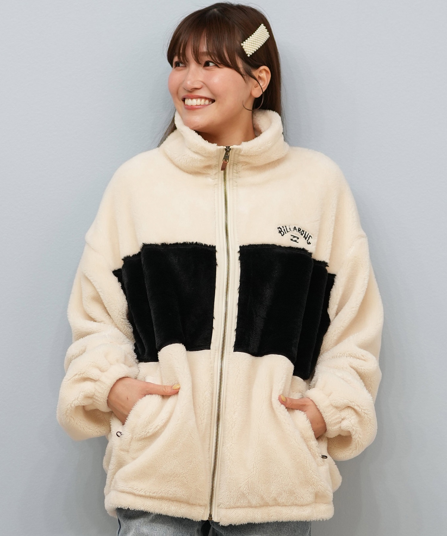 BILLABONG ビラボン ジャケット レディース ボア ジップアップ FUR