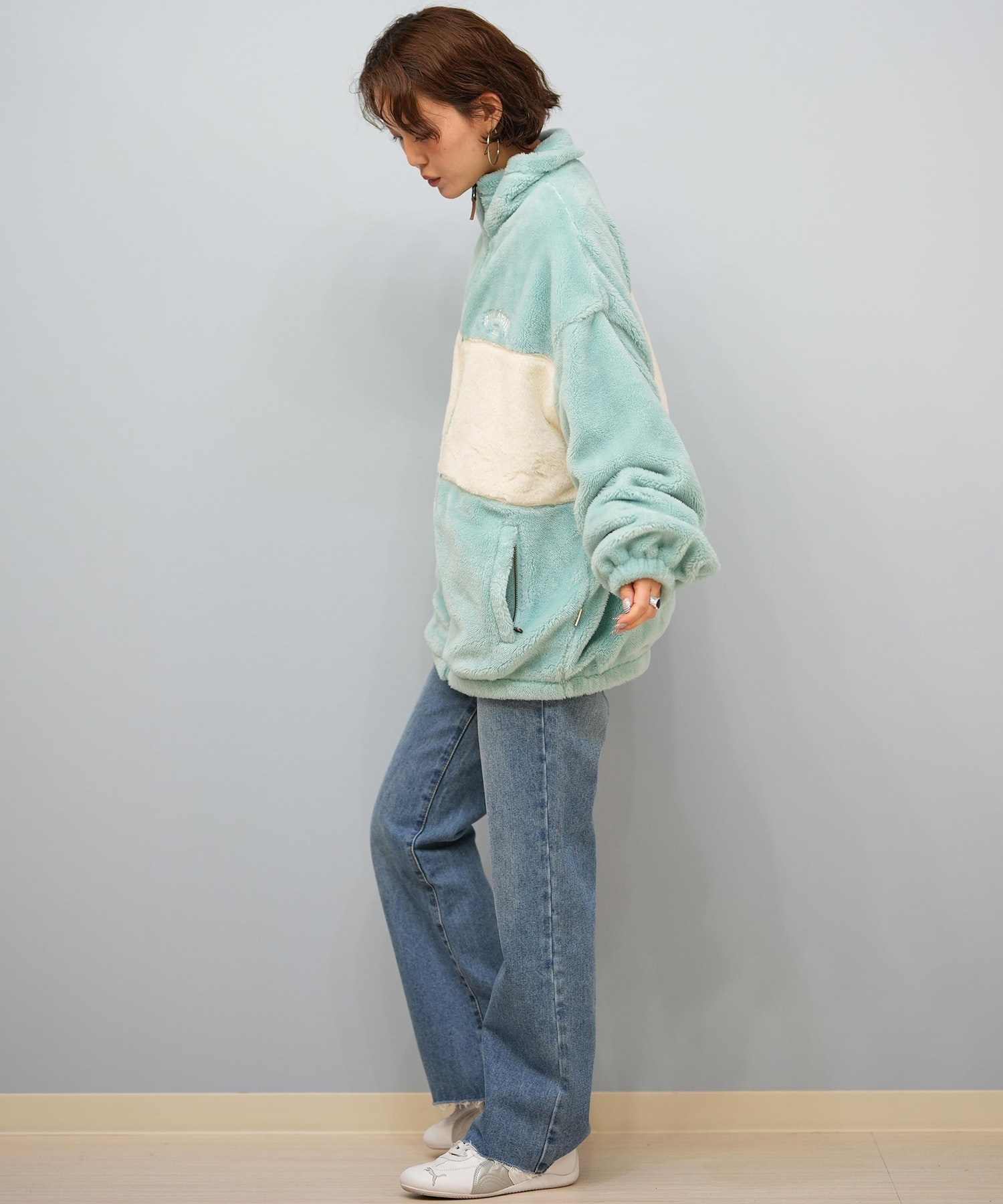 BILLABONG ビラボン ジャケット レディース ボア ジップアップ FUR STAND WAVE LIGHT JKT BF014-755(BLK-M)