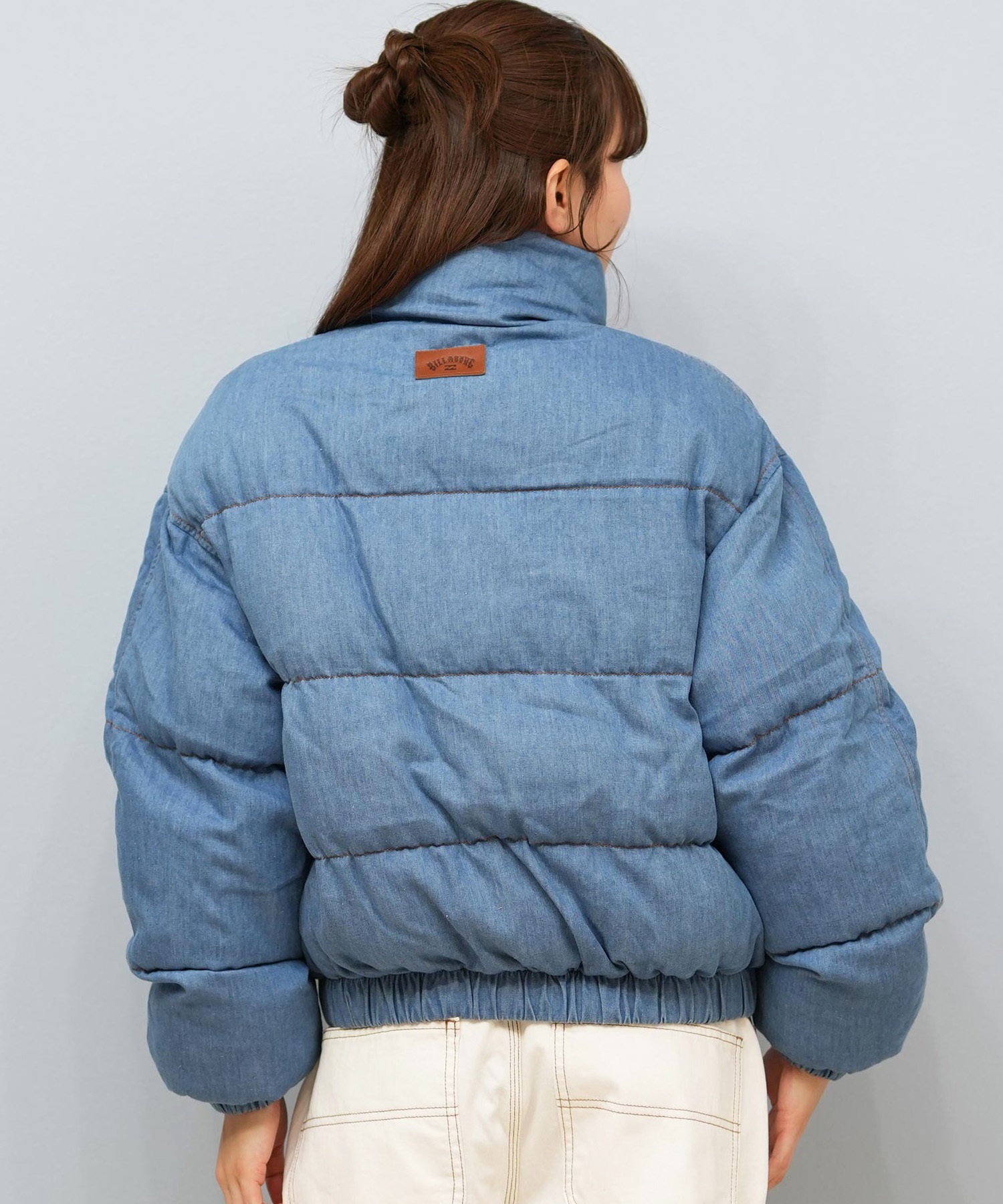 BILLABONG ビラボン ジャケット レディース 中綿 ロゴ DENIM PUFF