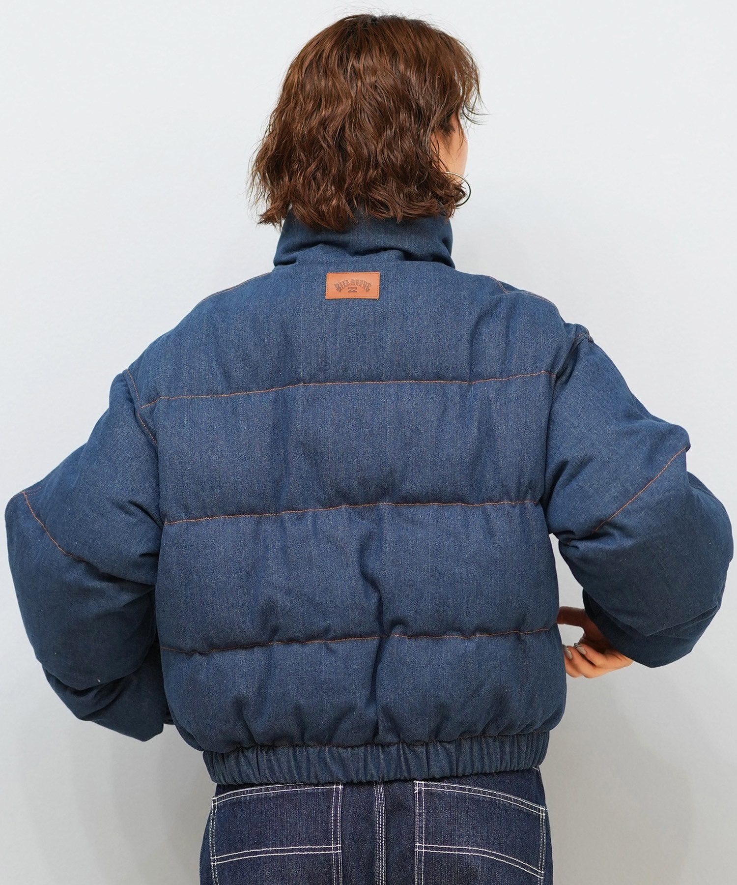 BILLABONG ビラボン ジャケット レディース 中綿 ロゴ DENIM PUFF