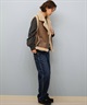 BILLABONG ビラボン ベスト レディース ワンポイント FAUX LEATHER MOUTON VEST BF014-750(BLK-M)