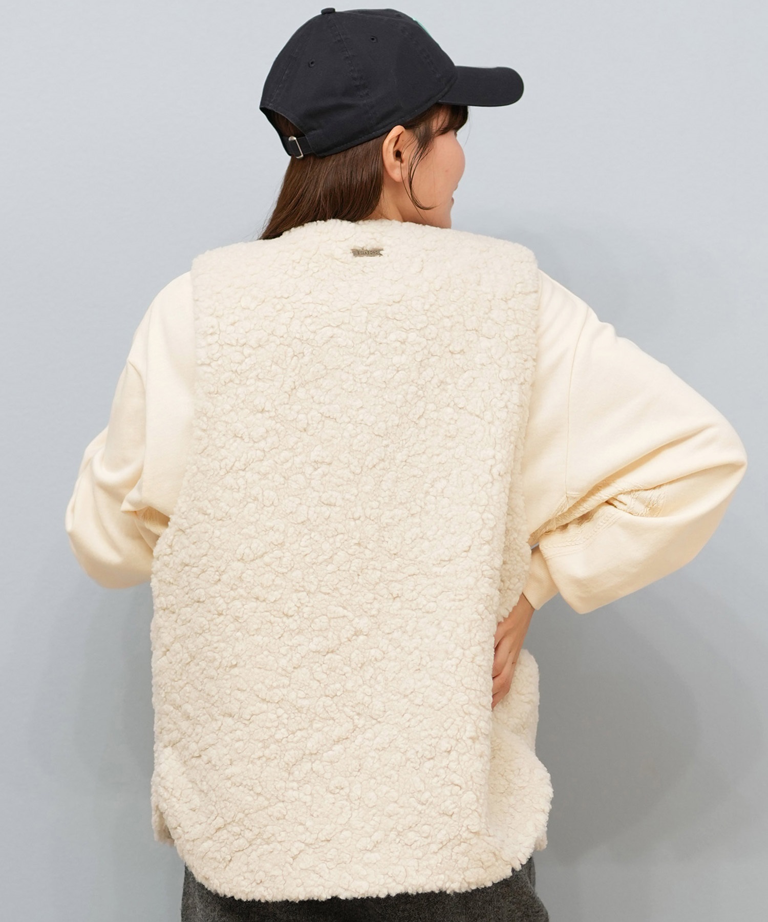 BILLABONG ビラボン ベスト レディース シンプル FUR BOA VEST
