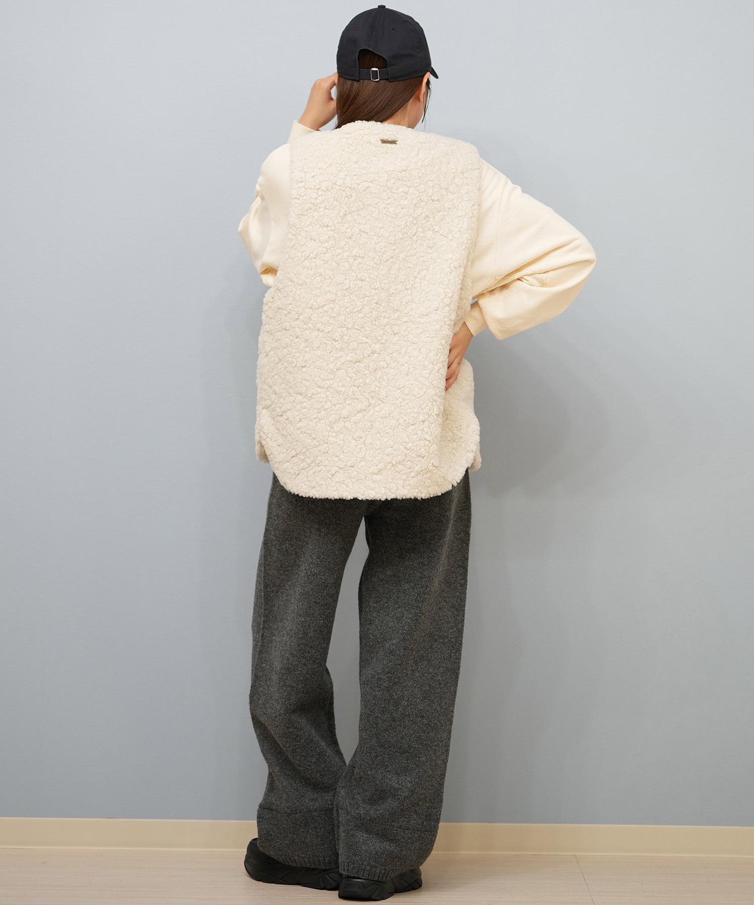 BILLABONG ビラボン ベスト レディース シンプル FUR BOA VEST BF014-752(WCP-M)