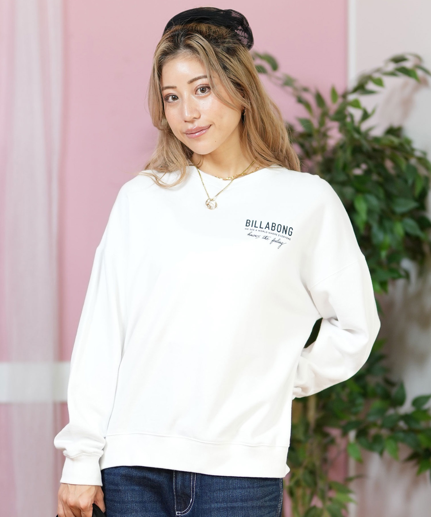 BILLABONG ビラボン トレーナー レディース クルーネック