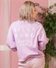 BILLABONG ビラボン トレーナー レディース クルーネック スウェット バックプリント 裏毛 CLEAN LOGO SWEAT CREW BF013-002(SCS-M)